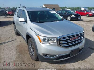 2018 GMC ACADIA SLT-1, серый — VIN 1GKKNMLS5JZ107822, IAAI