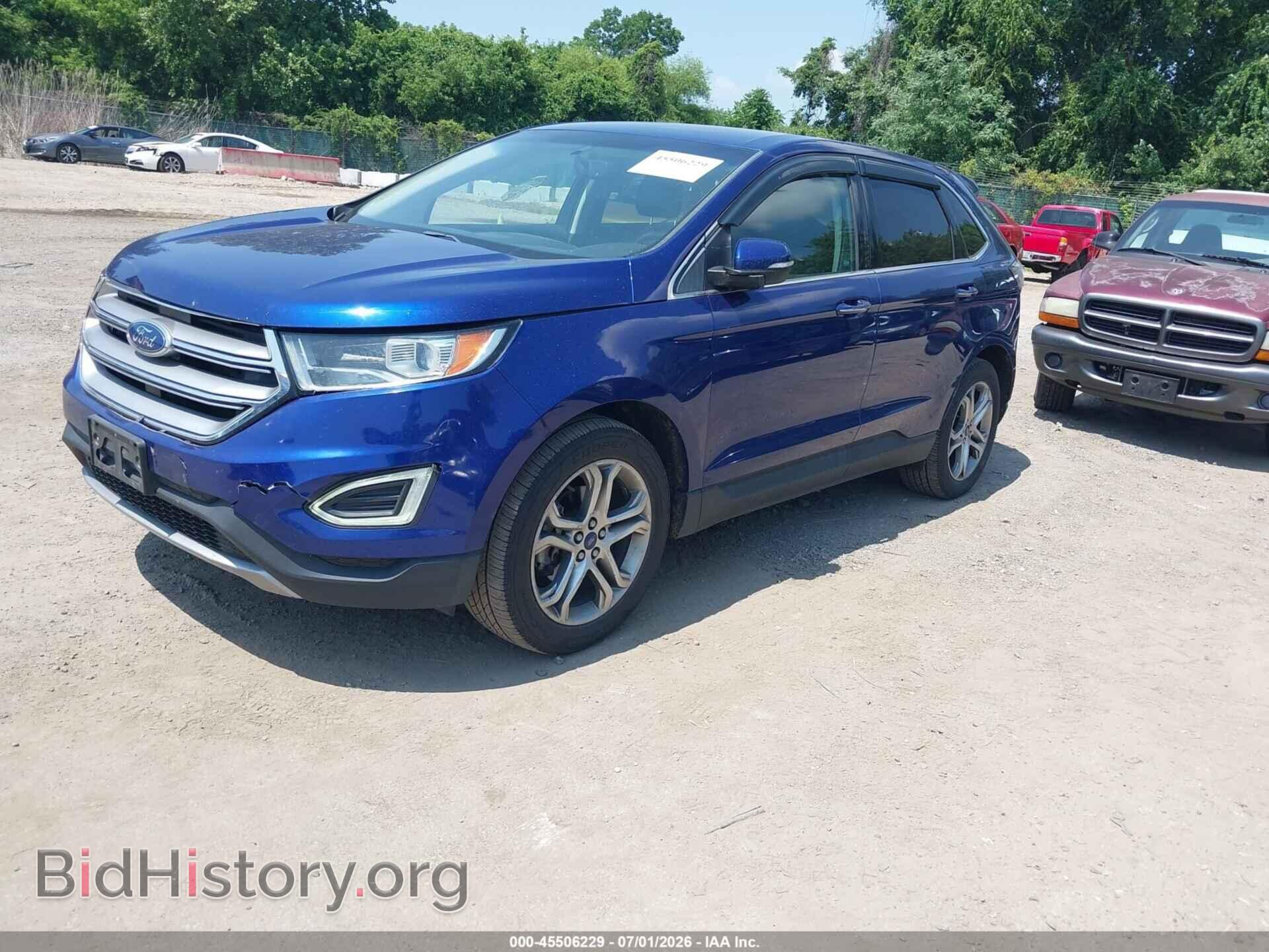 2015 FORD EDGE - VIN: 2FMTK3K96FBB16469 - Фото 2