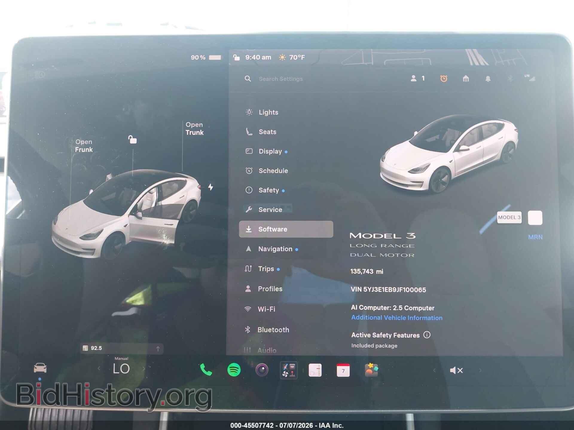 2018 TESLA MODEL 3 - VIN: 5YJ3E1EB9JF100065 - Фото 7