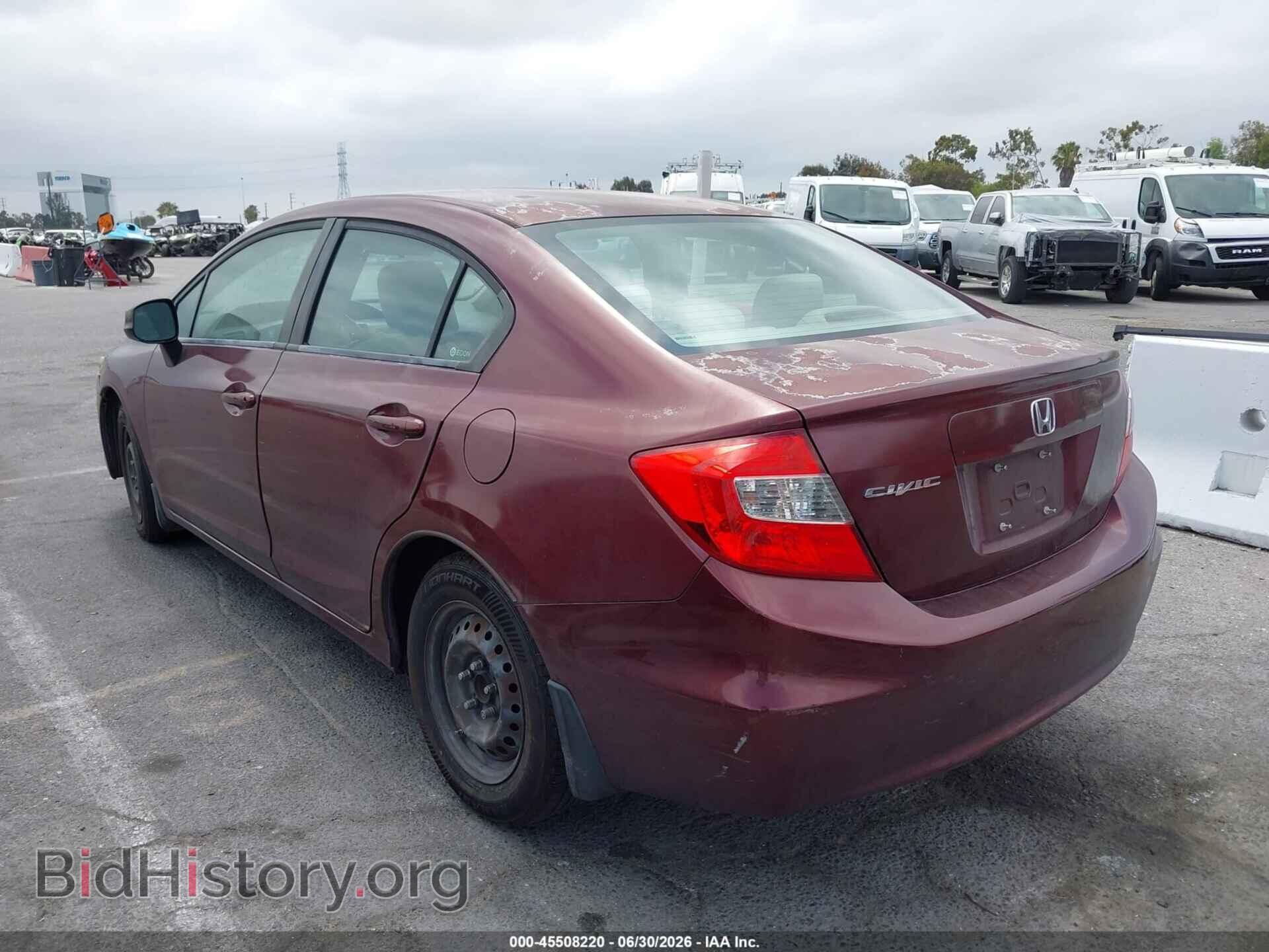 2012 HONDA CIVIC - VIN: 2HGFB2F52CH600250 - Photo 3