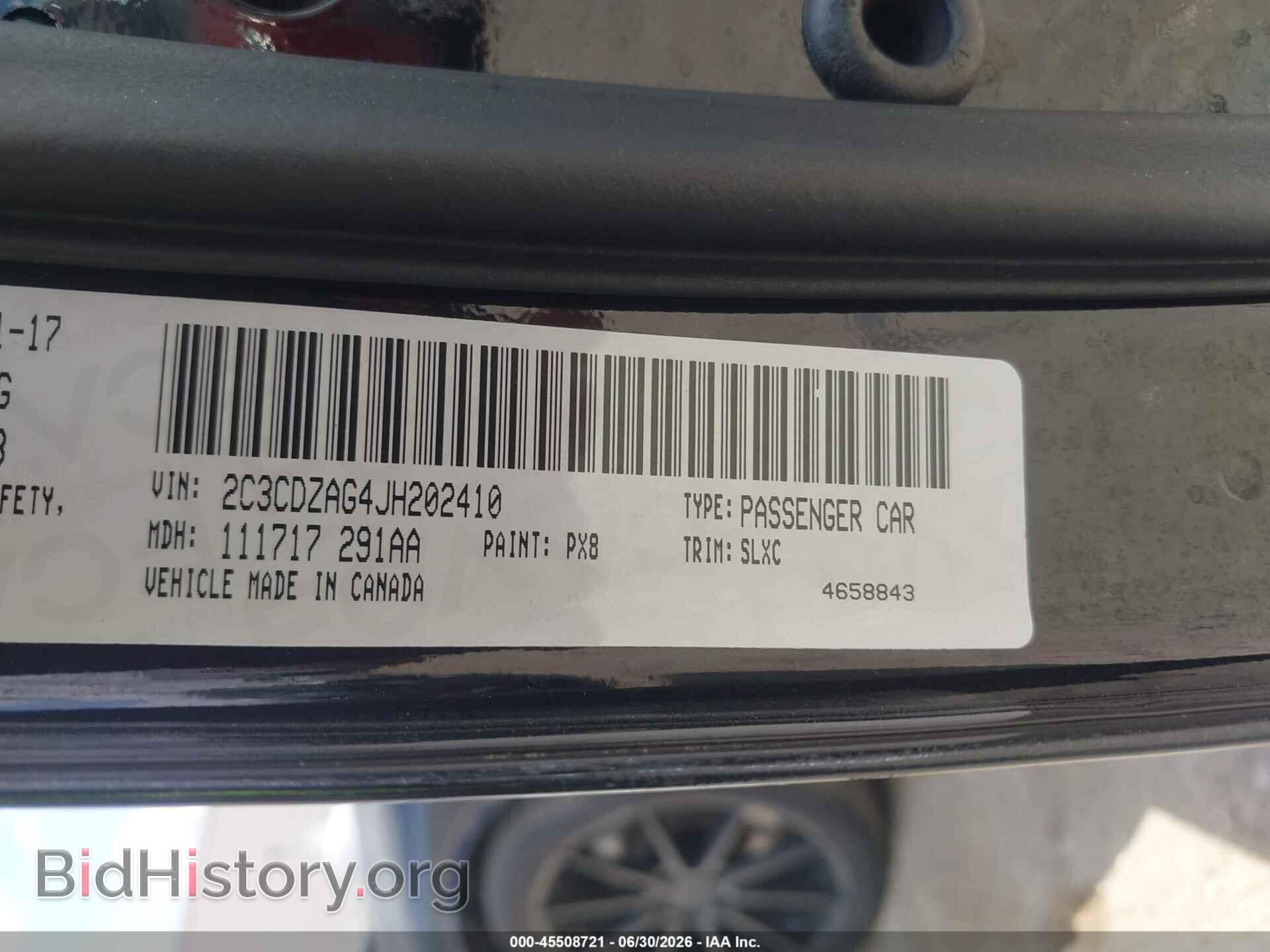 2018 DODGE CHALLENGER - VIN: 2C3CDZAG4JH202410 - Photo 9