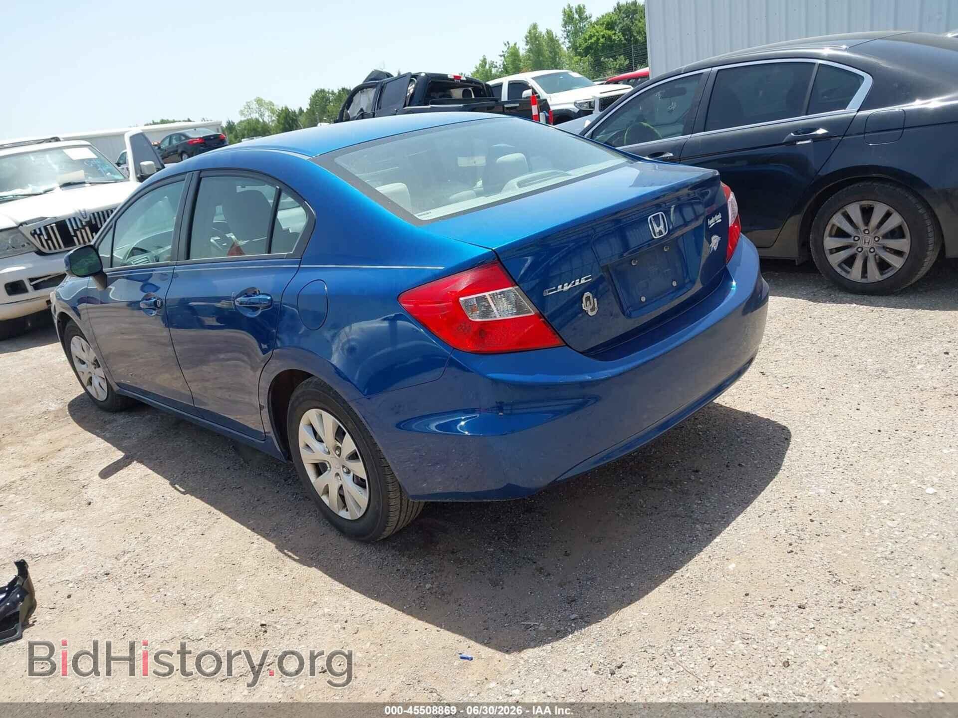 2012 HONDA CIVIC - VIN: 2HGFB2F53CH560423 - Фото 3
