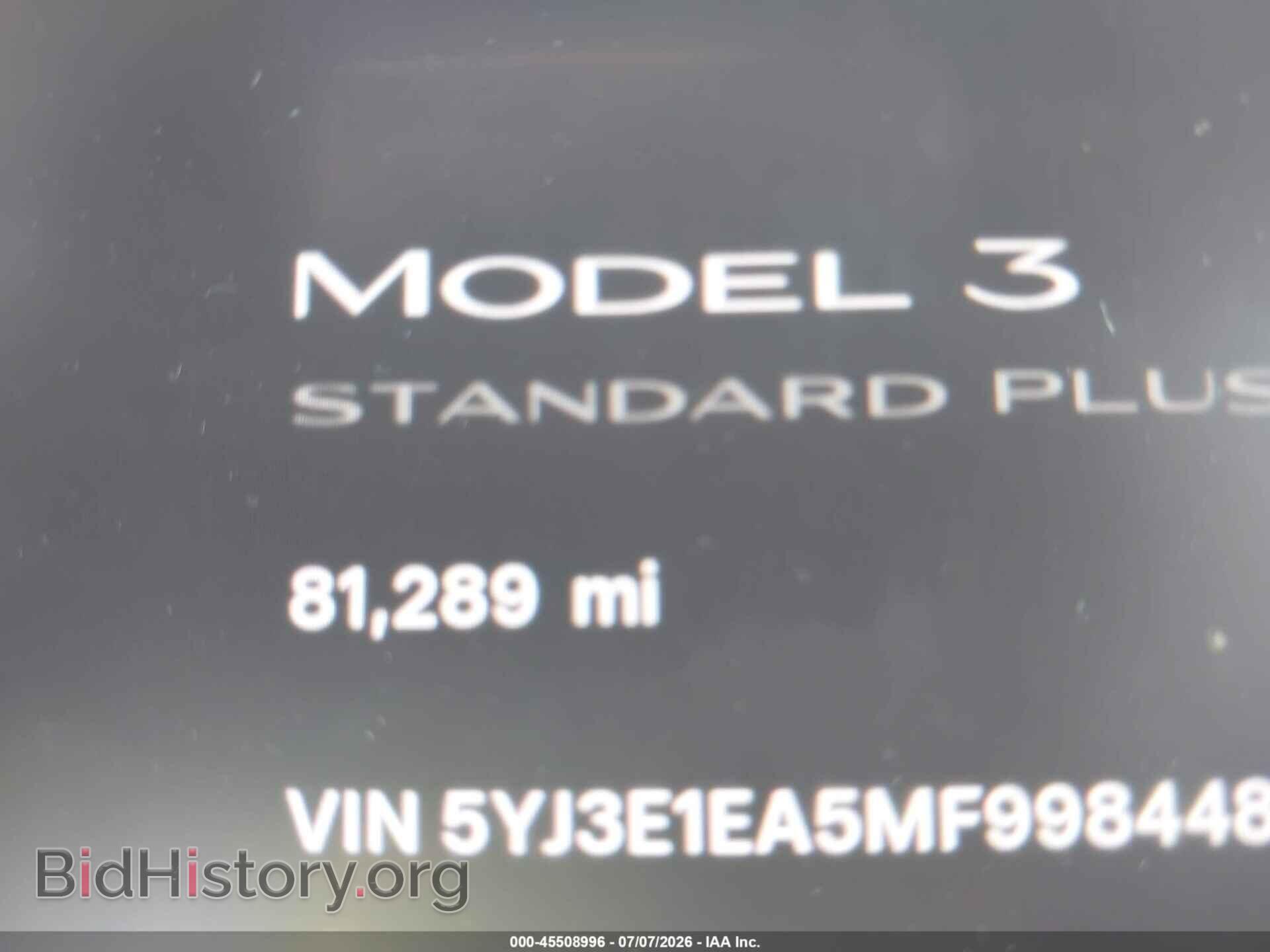 2021 TESLA MODEL 3 - VIN: 5YJ3E1EA5MF998448 - Фото 7
