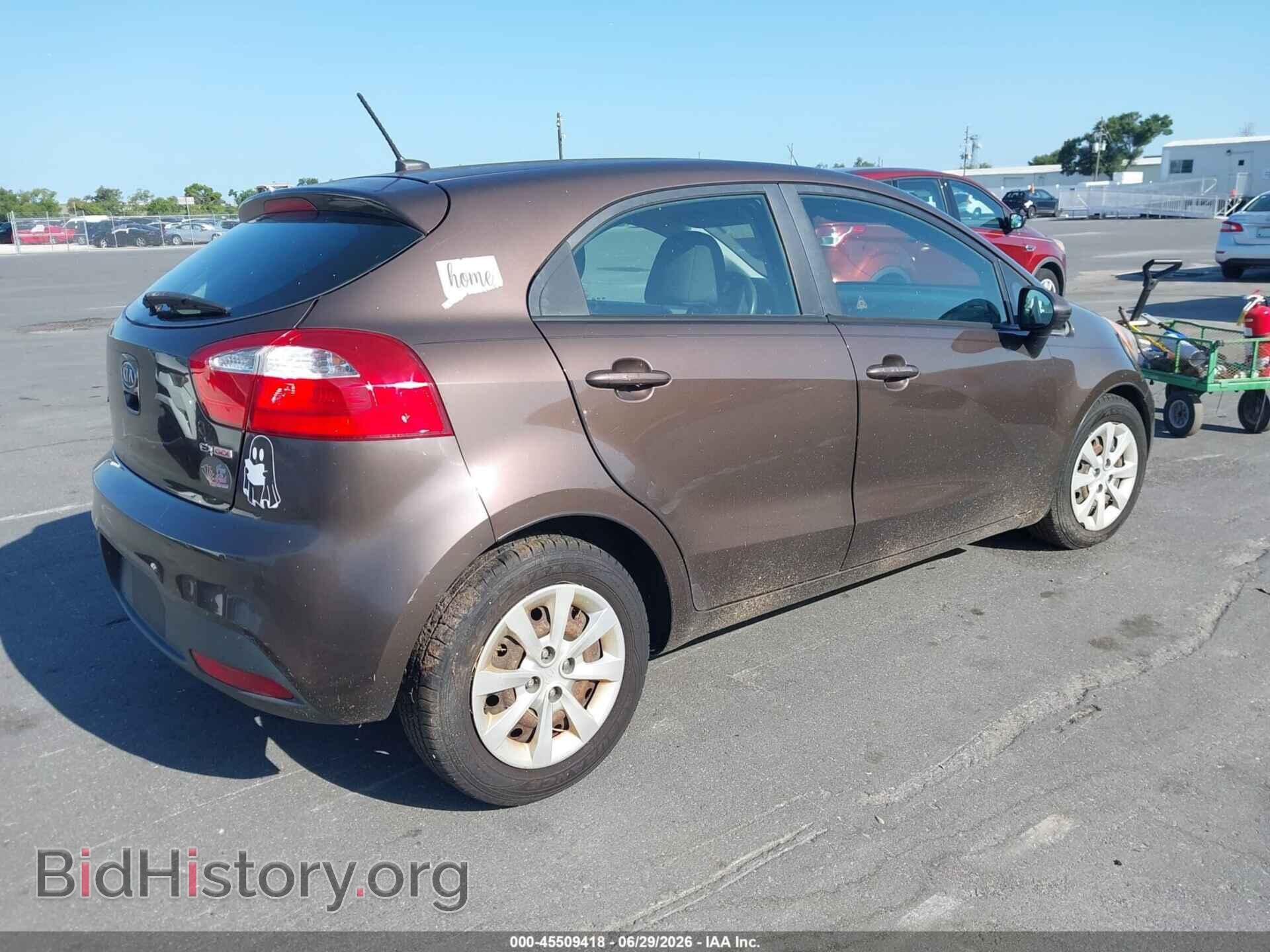 2012 KIA RIO5 - VIN: KNADN5A36C6027808 - Photo 4