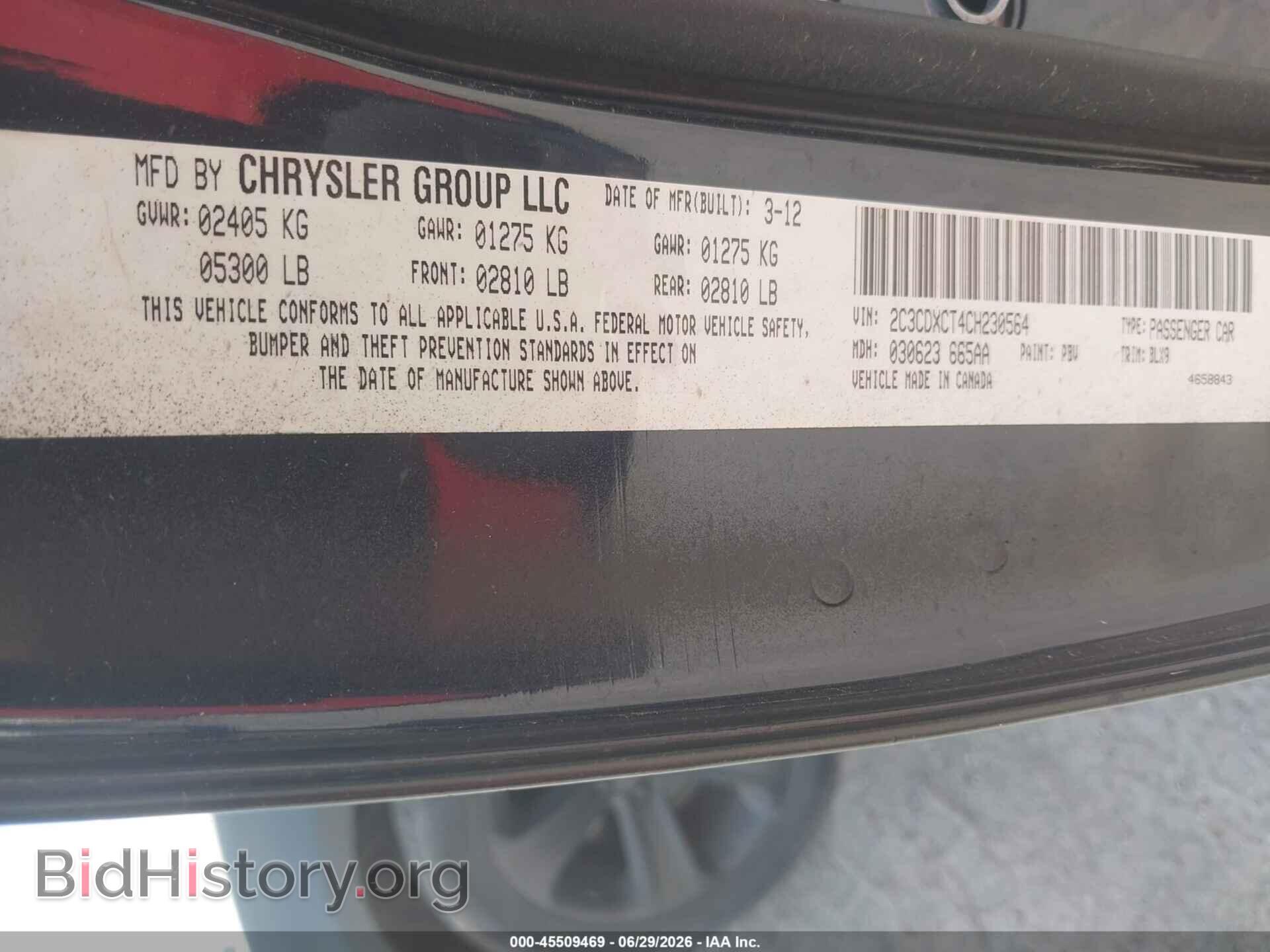 2012 DODGE CHARGER - VIN: 2C3CDXCT4CH230564 - Photo 9
