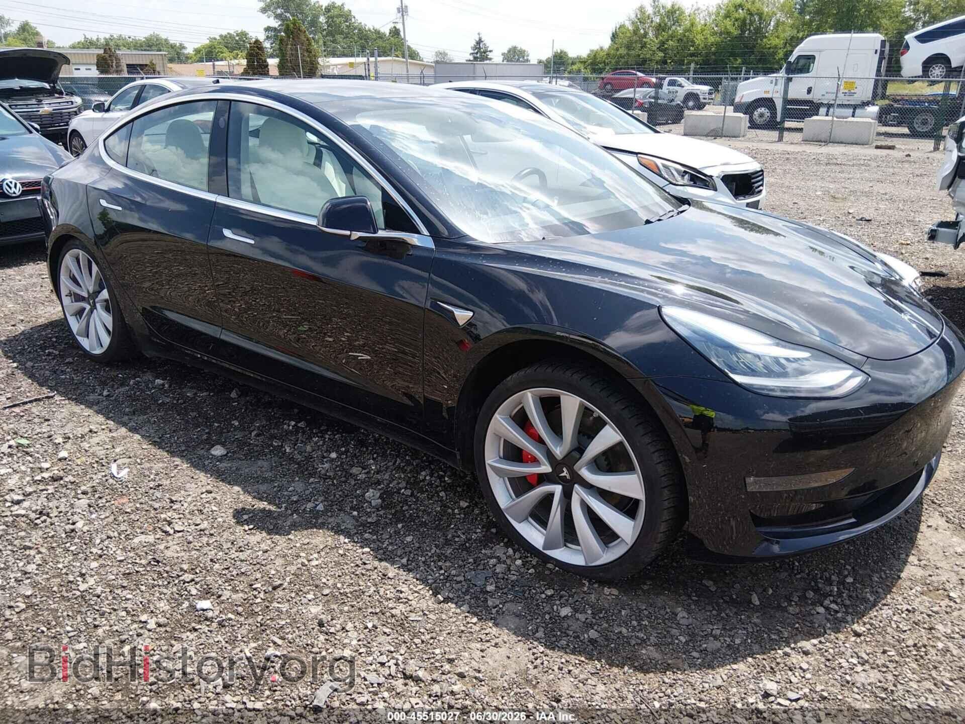 Фотография 5YJ3E1EB7KF393305 - TESLA MODEL 3 2019
