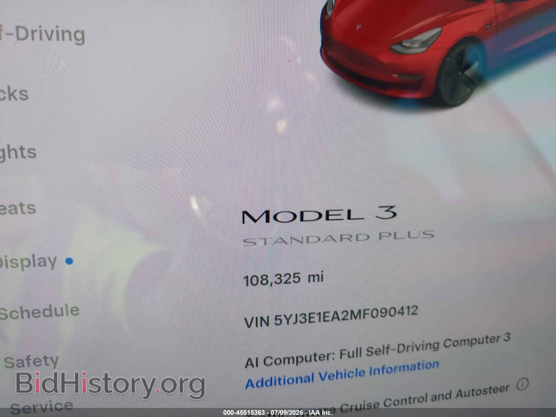 2021 TESLA MODEL 3 - VIN: 5YJ3E1EA2MF090412 - Photo 7