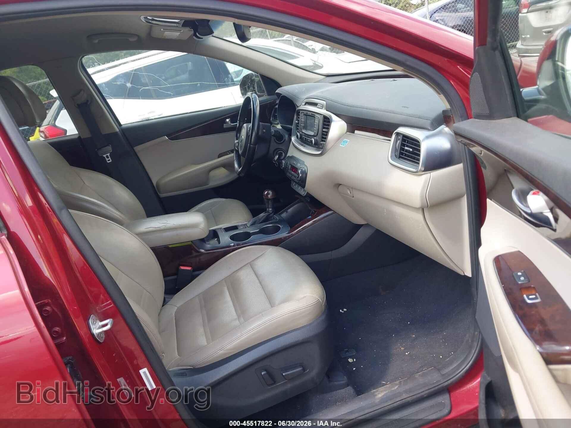 2016 KIA SORENTO - VIN: 5XYPH4A54GG007384 - Фото 5