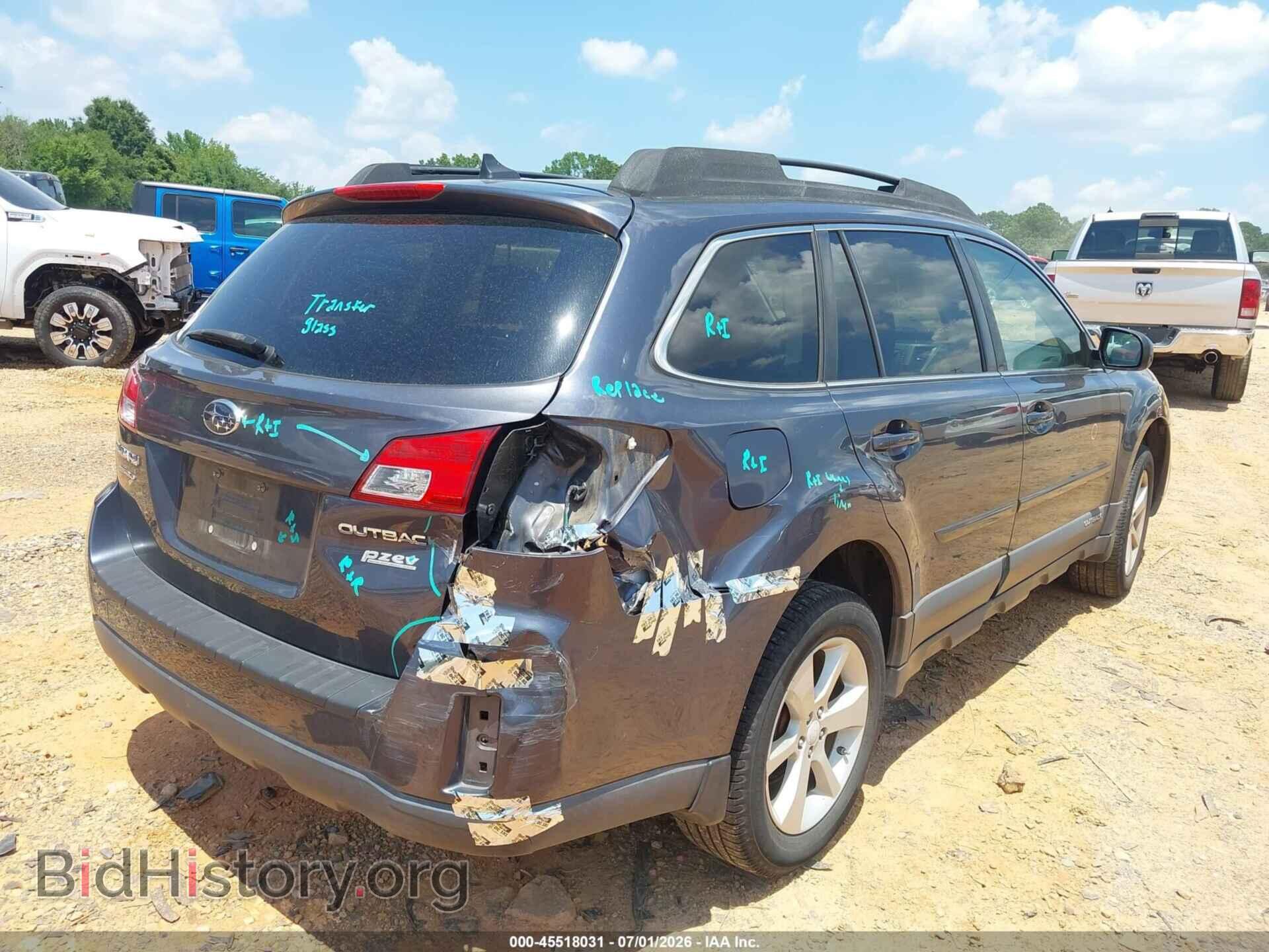 2014 SUBARU OUTBACK - VIN: 4S4BRBCC4E3292902 - Фото 4