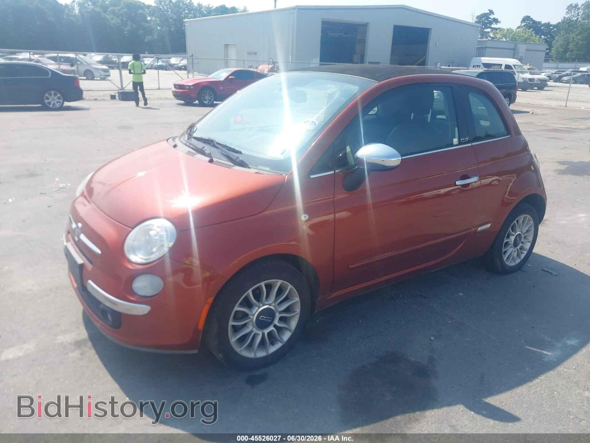 2012 FIAT 500C - VIN: 3C3CFFER7CT248571 - Фото 2