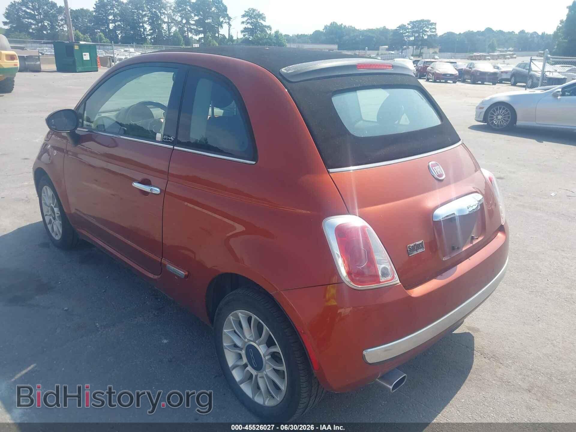 2012 FIAT 500C - VIN: 3C3CFFER7CT248571 - Фото 3