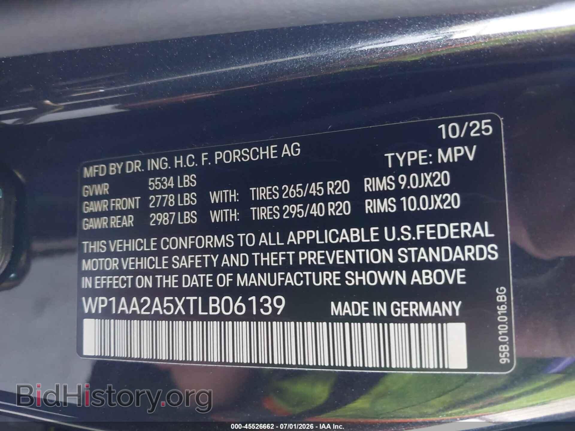 2026 PORSCHE MACAN - VIN: WP1AA2A5XTLB06139 - Photo 9