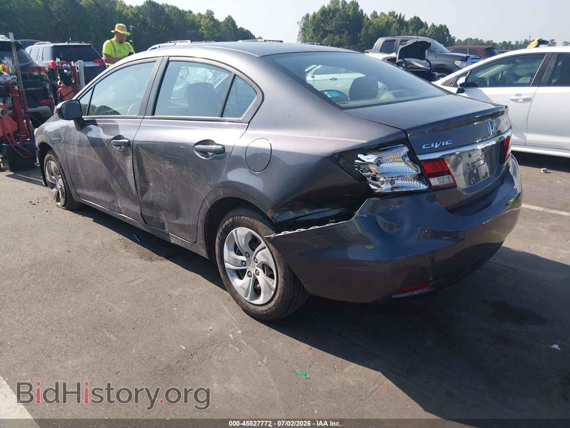 2014 HONDA CIVIC - VIN: 2HGFB2F51EH528024 - Фото 3