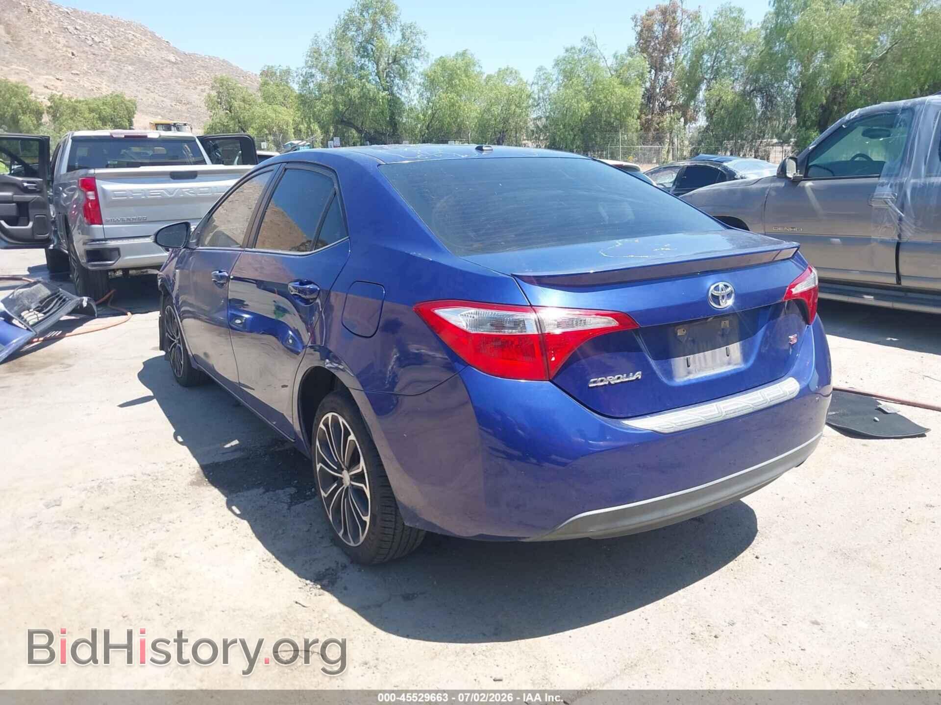 2014 TOYOTA COROLLA - VIN: 5YFBURHE9EP080316 - Фото 3