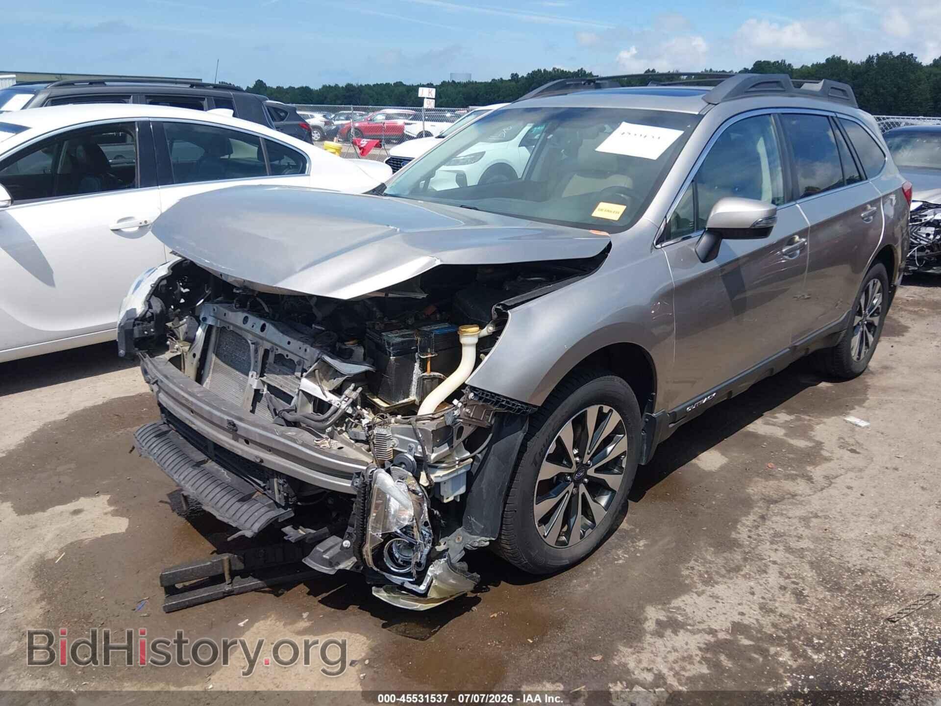 2015 SUBARU OUTBACK - VIN: 4S4BSBLC0F3206796 - Фото 2