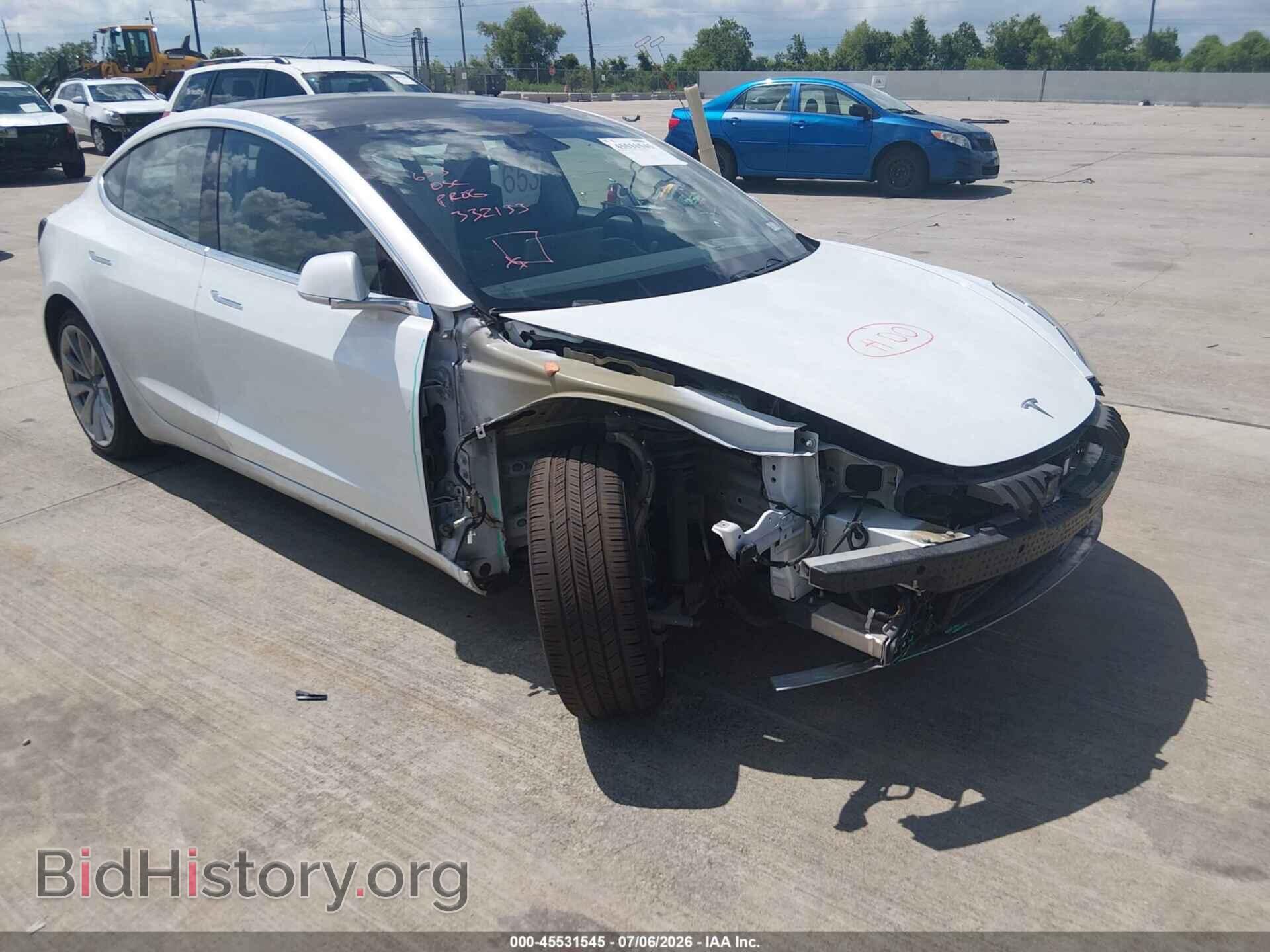Photo 5YJ3E1EA8KF332133 - TESLA MODEL 3 2019