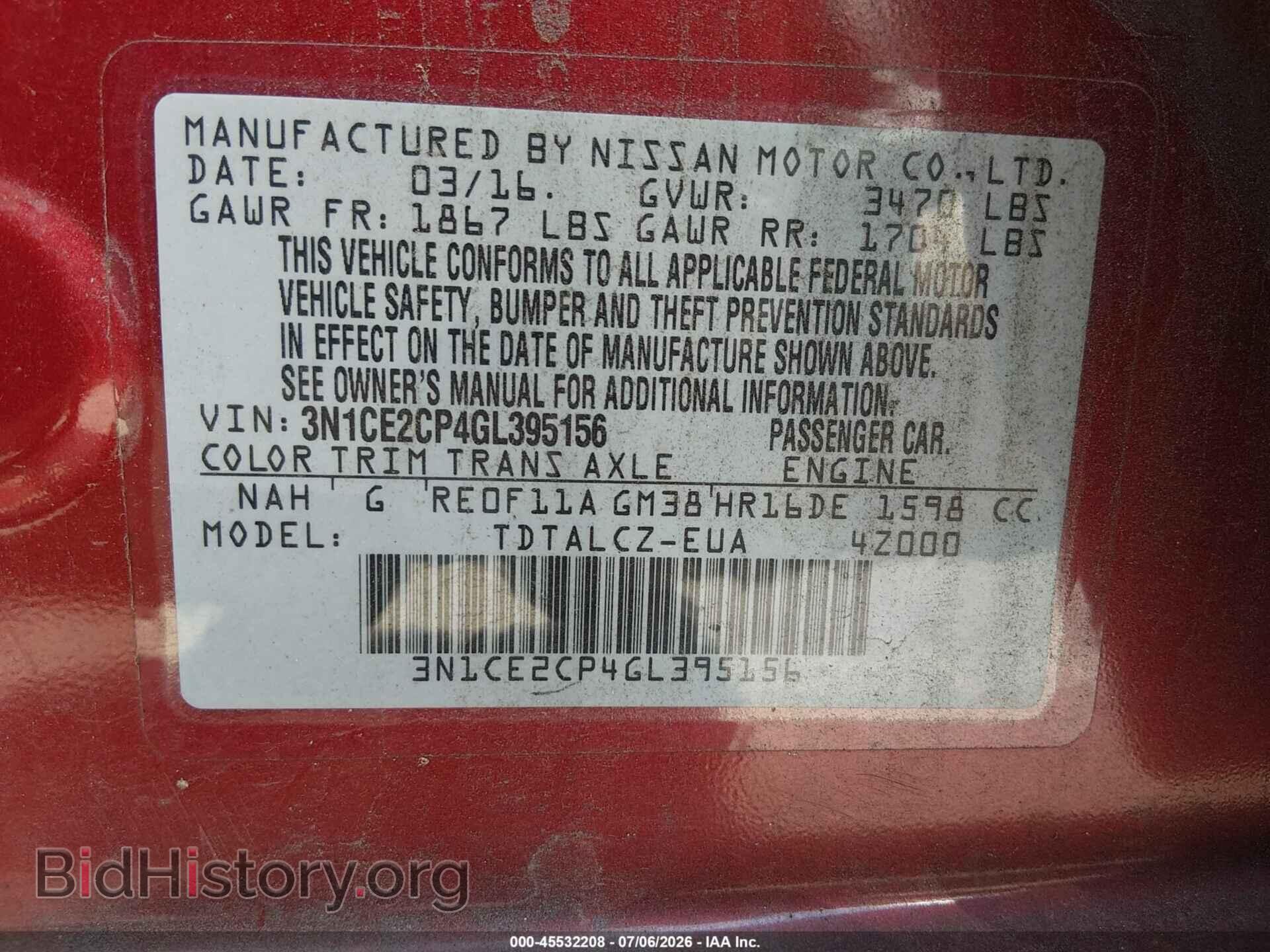 2016 NISSAN VERSA NOTE - VIN: 3N1CE2CP4GL395156 - Photo 9