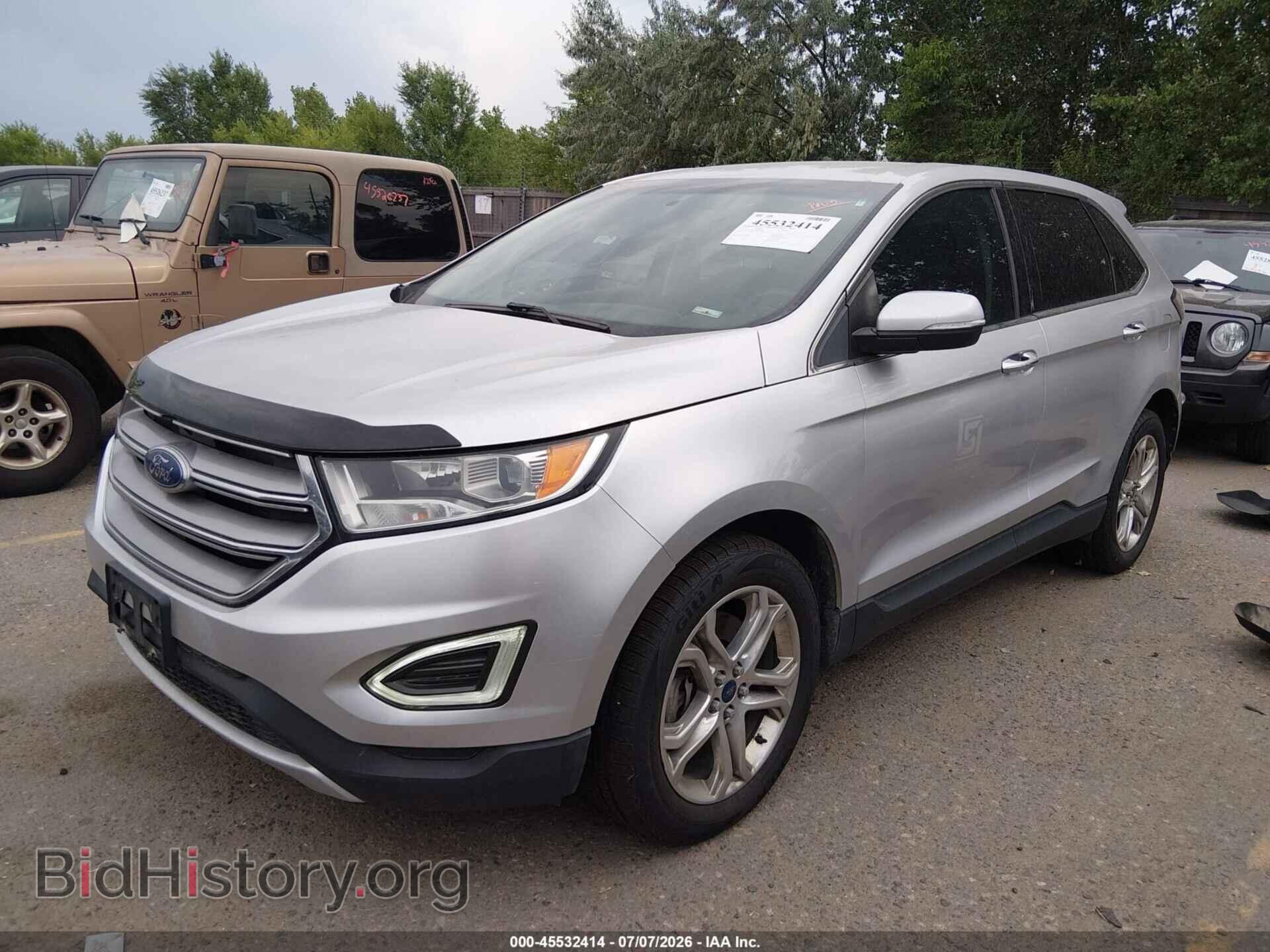 2015 FORD EDGE - VIN: 2FMTK4K91FBB30916 - Фото 2