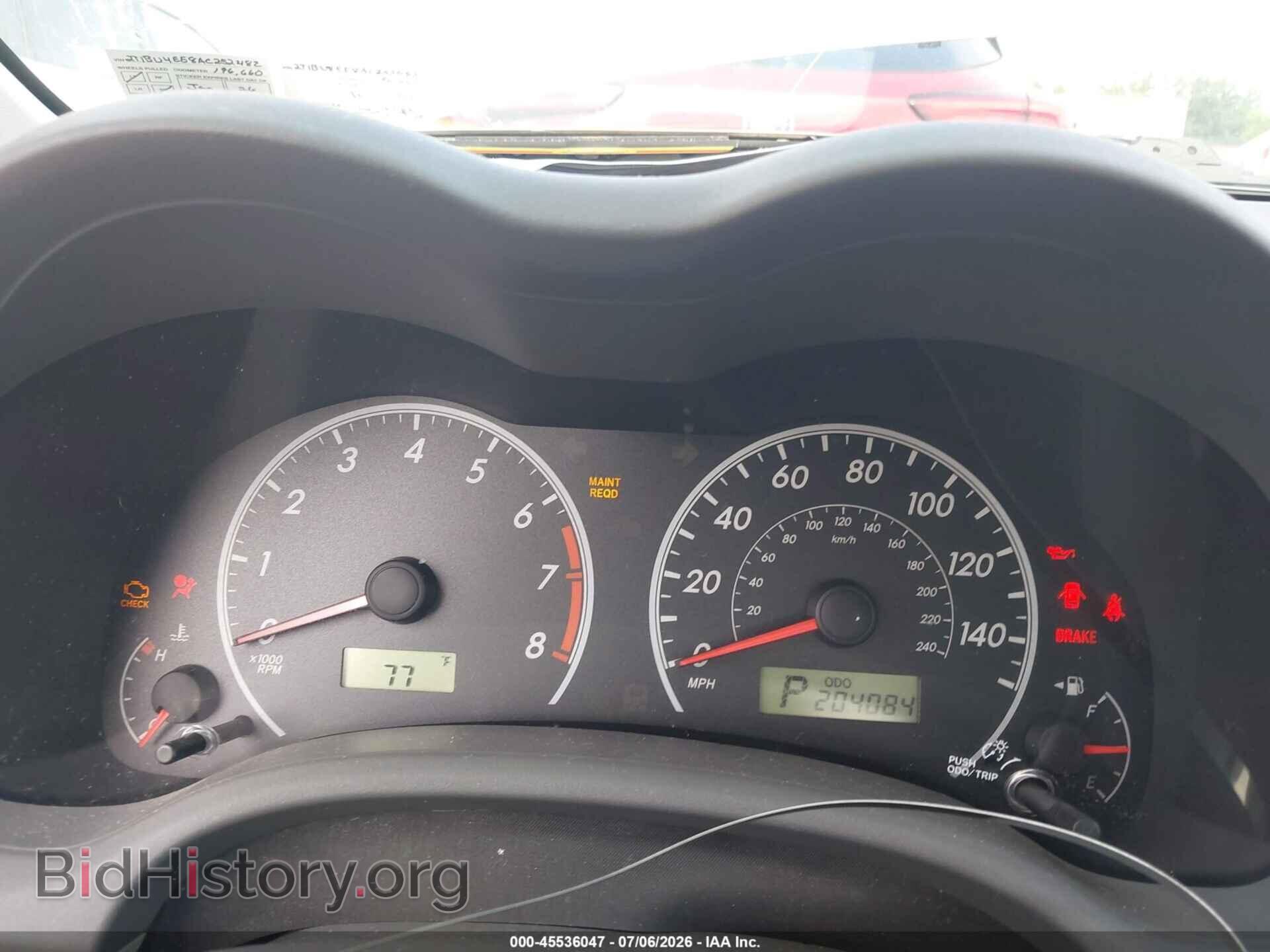 2010 TOYOTA COROLLA - VIN: 2T1BU4EE8AC252482 - Фото 7