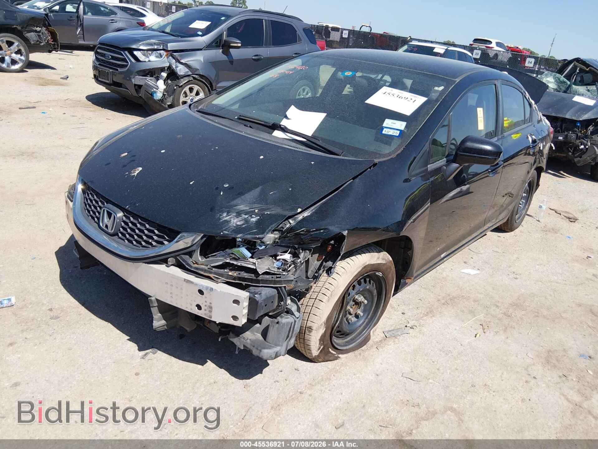 2014 HONDA CIVIC - VIN: 19XFB2F55EE080414 - Фото 2