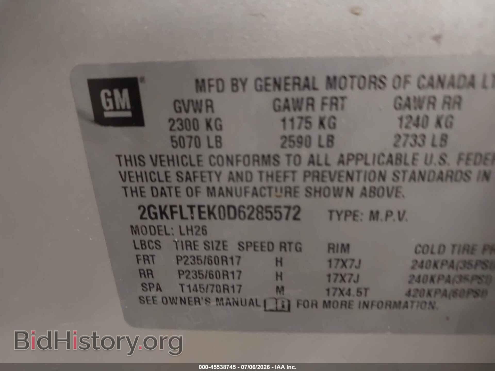 2013 GMC TERRAIN - VIN: 2GKFLTEK0D6285572 - Photo 9