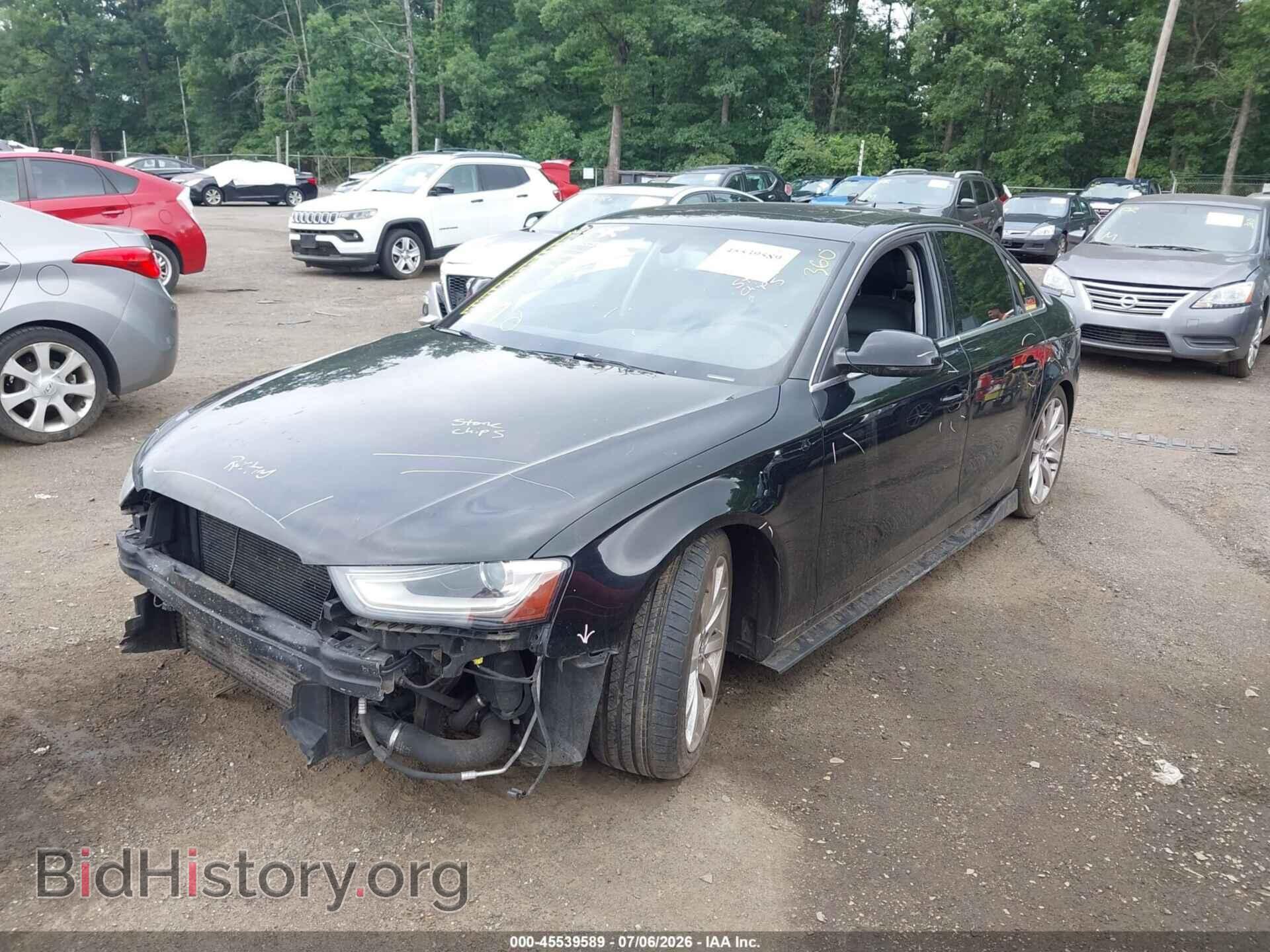 2013 AUDI A4 - VIN: WAUBFAFL6DN049644 - Фото 2