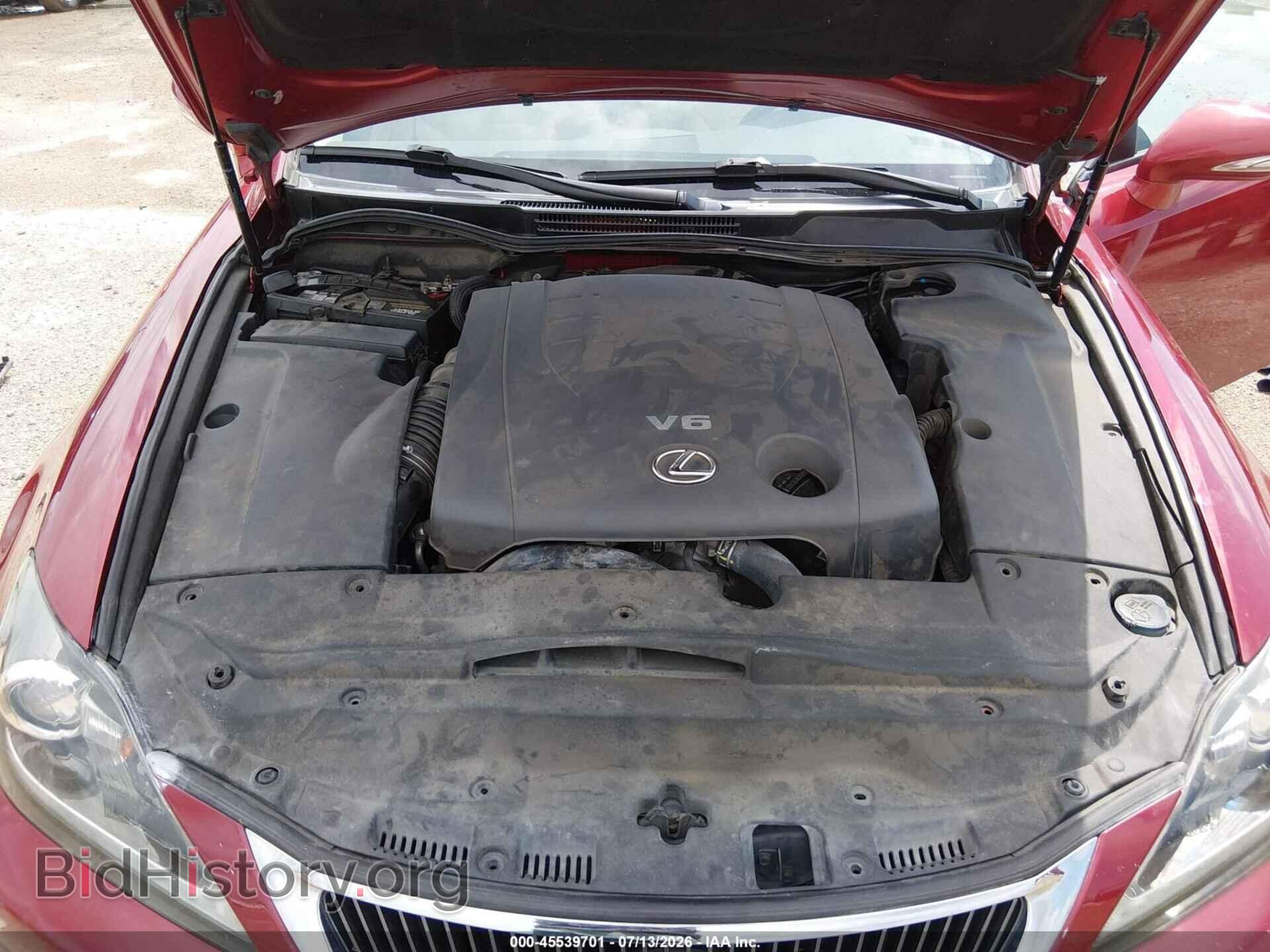 2012 LEXUS IS 250C - VIN: JTHFF2C20C2525634 - Photo 10