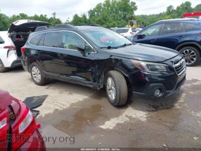 2018 Subaru OUTBACK 2.5I Premium, черный — VIN 4S4BSACC5J3228537, IAAI