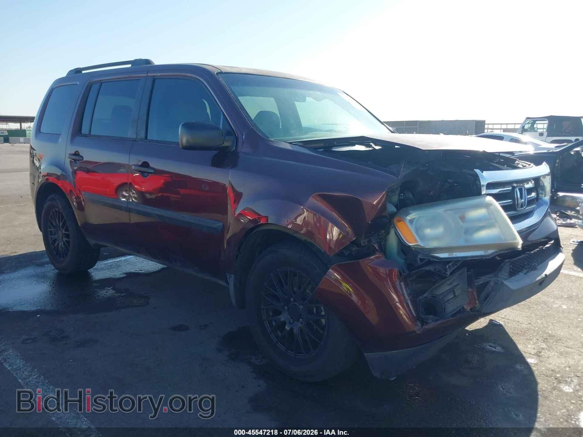 Photo 5FNYF3H29CB029656 - HONDA PILOT 2012
