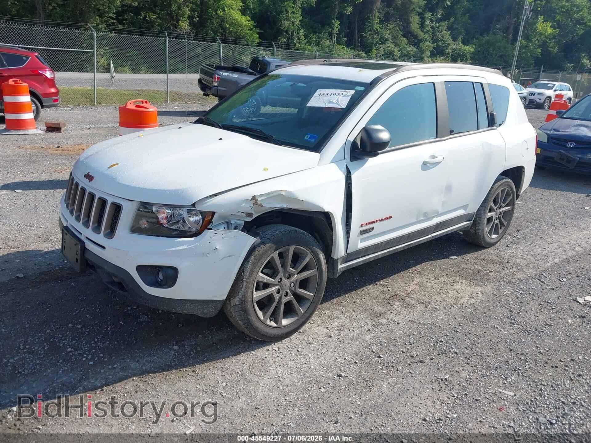 2016 JEEP COMPASS - VIN: 1C4NJDBB7GD737224 - Фото 2