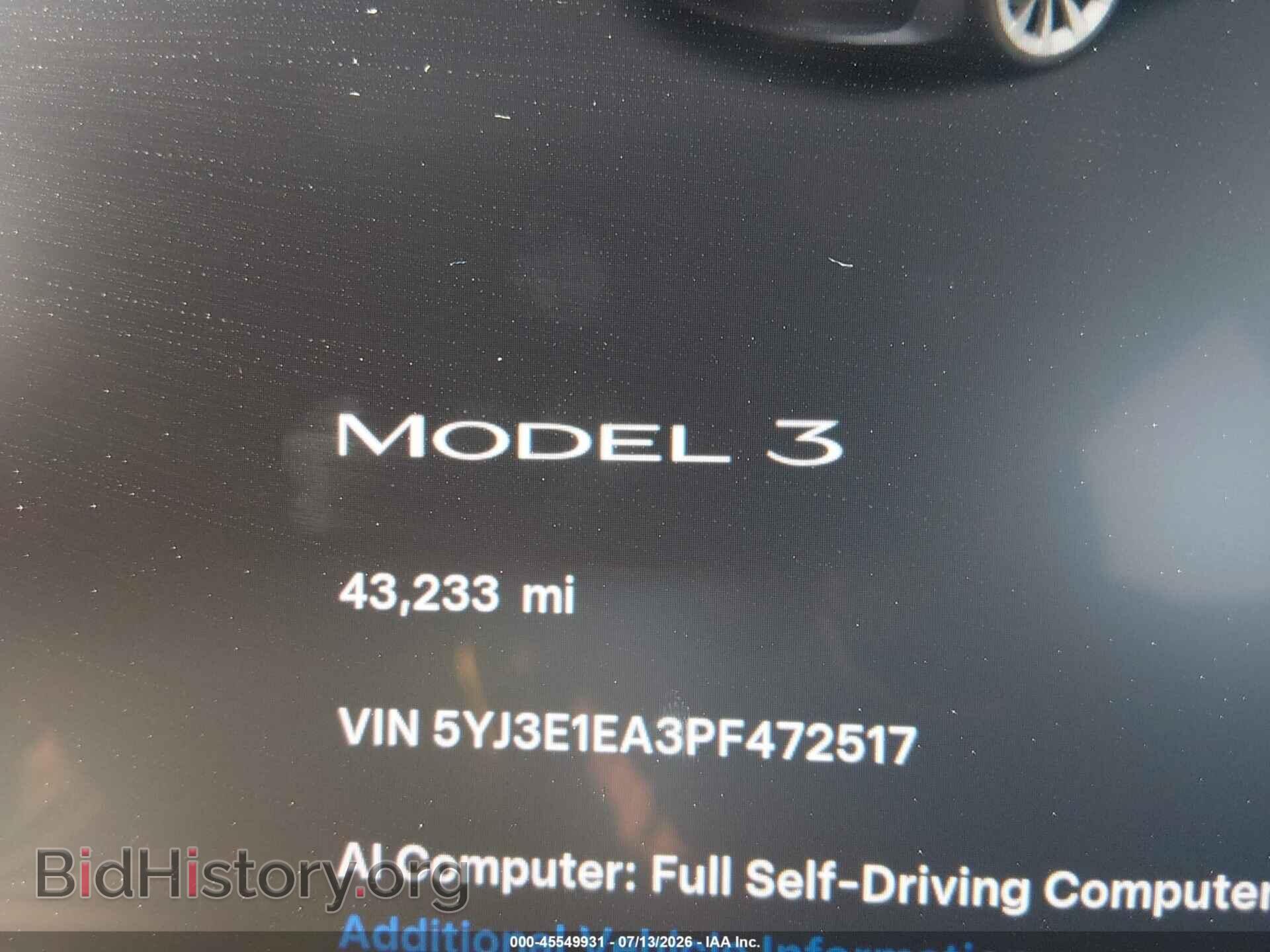 2023 TESLA MODEL 3 - VIN: 5YJ3E1EA3PF472517 - Фото 16