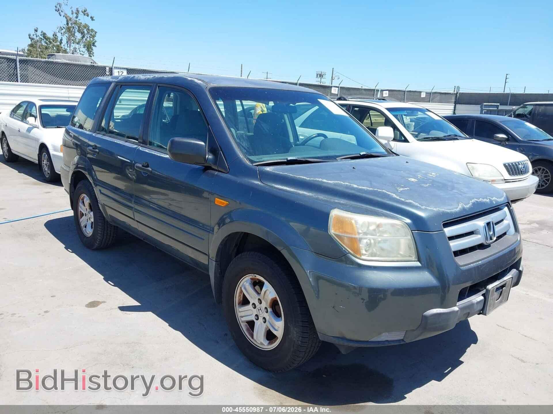 Фотография 5FNYF28126B027785 - HONDA PILOT 2006