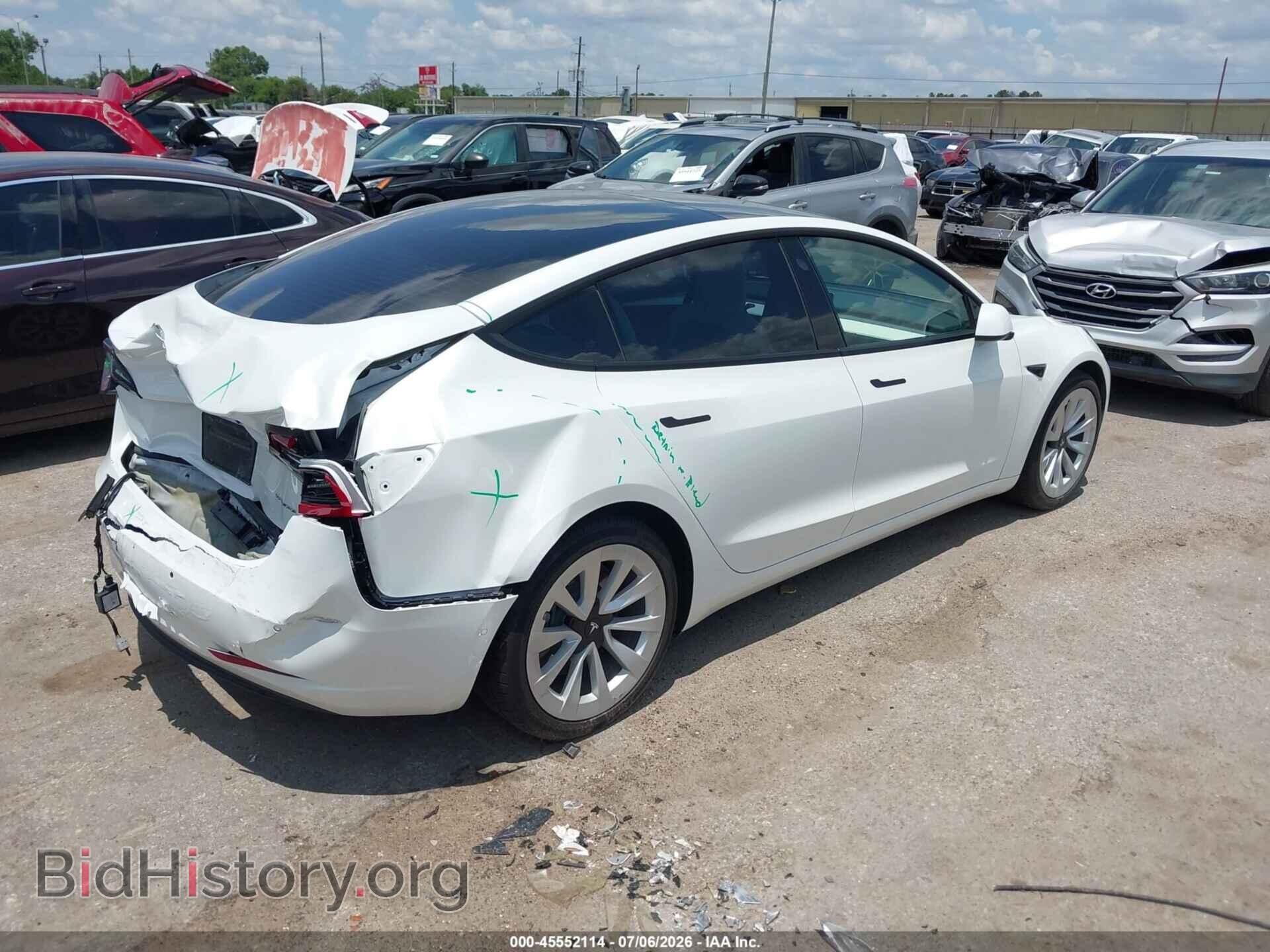 2022 TESLA MODEL 3 - VIN: 5YJ3E1EB4NF269044 - Фото 4