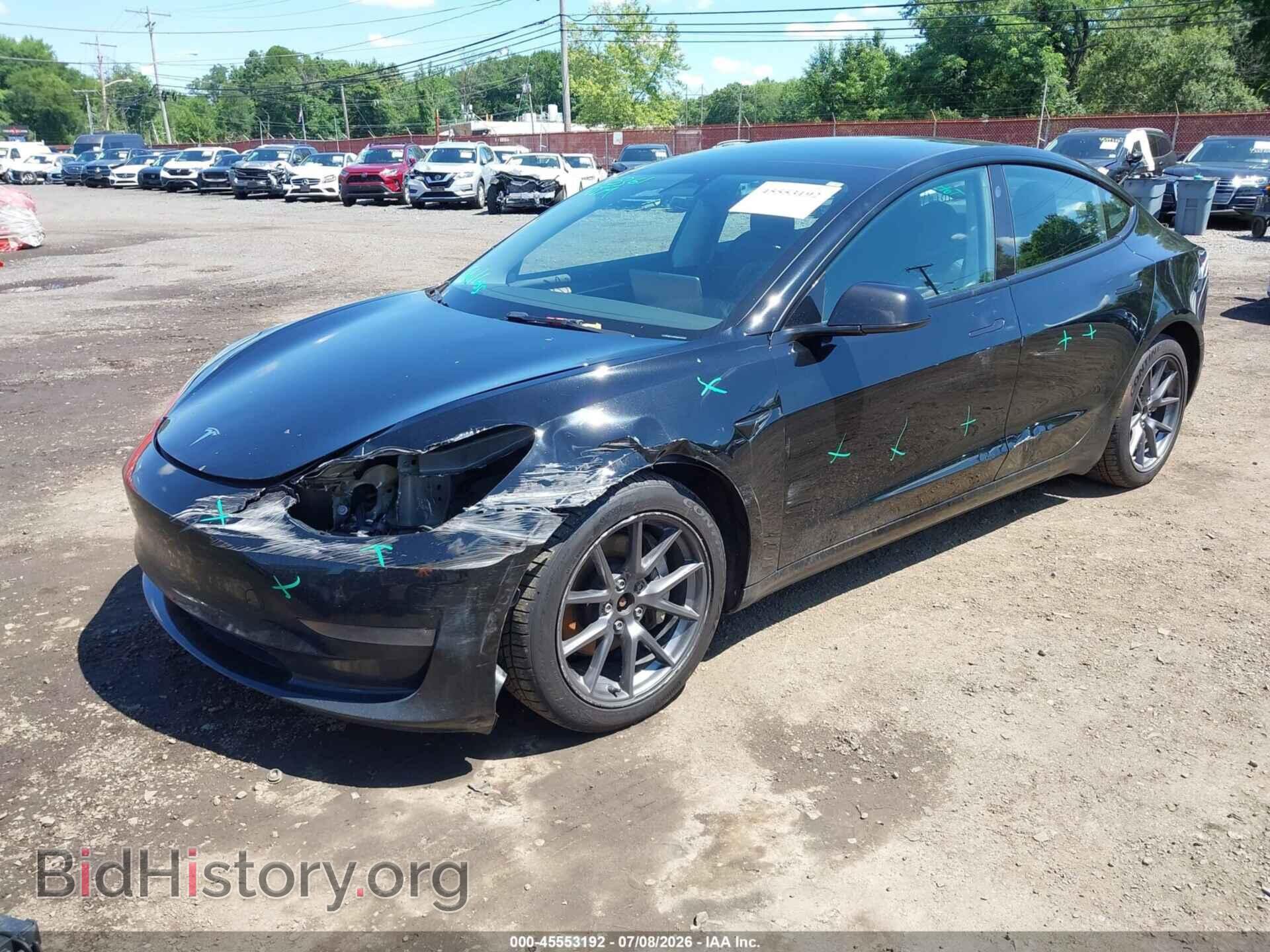 2022 TESLA MODEL 3 - VIN: 5YJ3E1EB2NF322758 - Фото 2