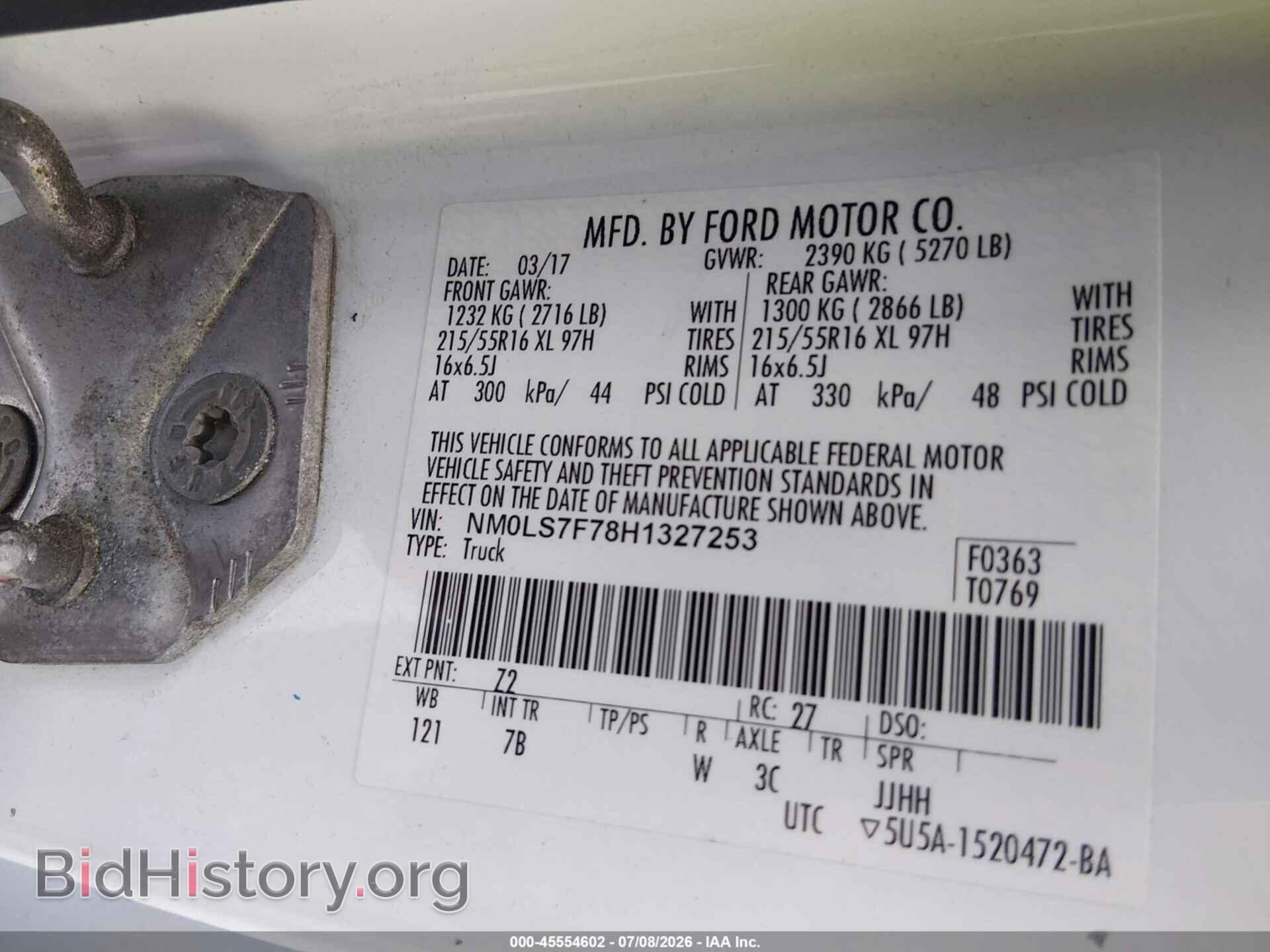 2017 FORD TRANSIT CONNECT - VIN: NM0LS7F78H1327253 - Photo 9