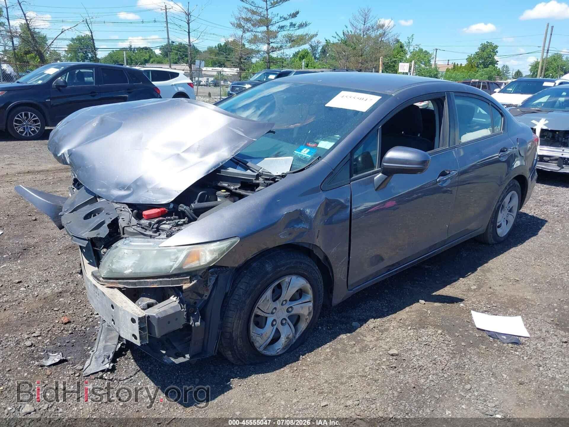 2014 HONDA CIVIC - VIN: 2HGFB2F52EH531966 - Фото 2