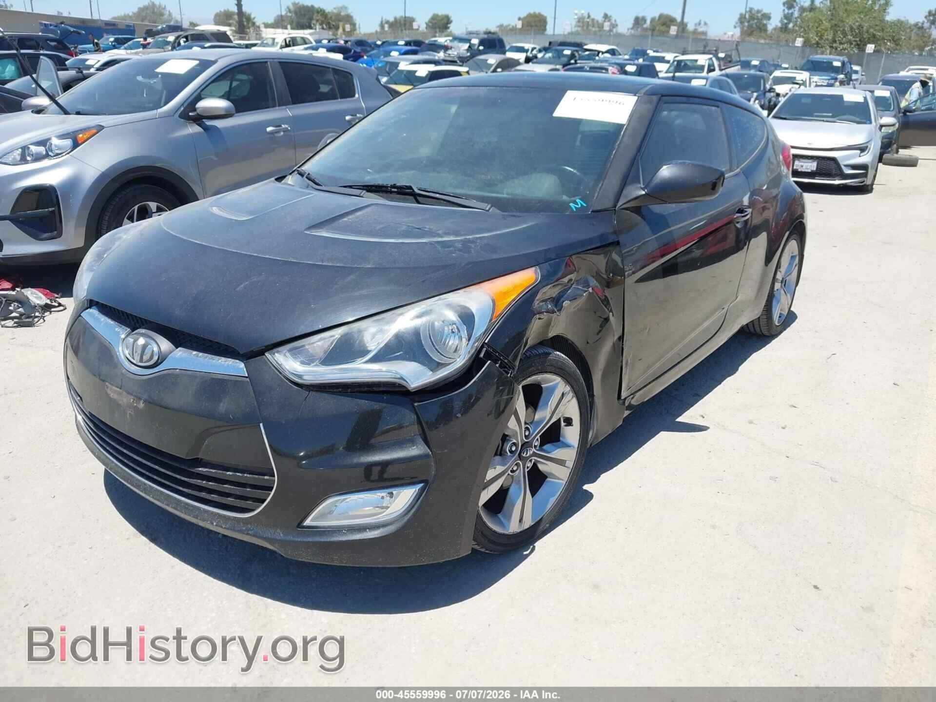 2013 HYUNDAI VELOSTER - VIN: KMHTC6AD2DU098032 - Фото 2