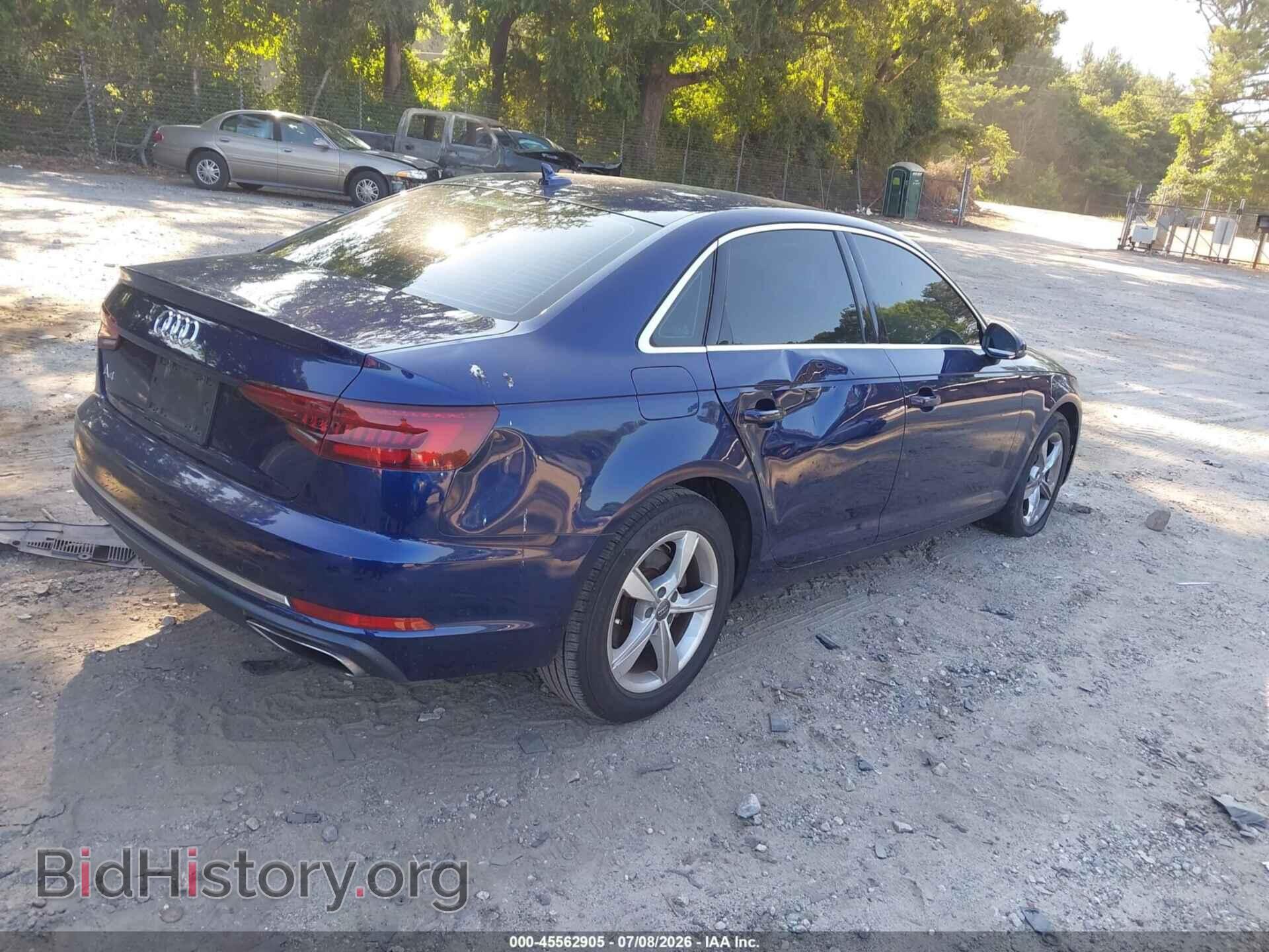 2019 AUDI A4 - VIN: WAUGMAF41KA042478 - Photo 4
