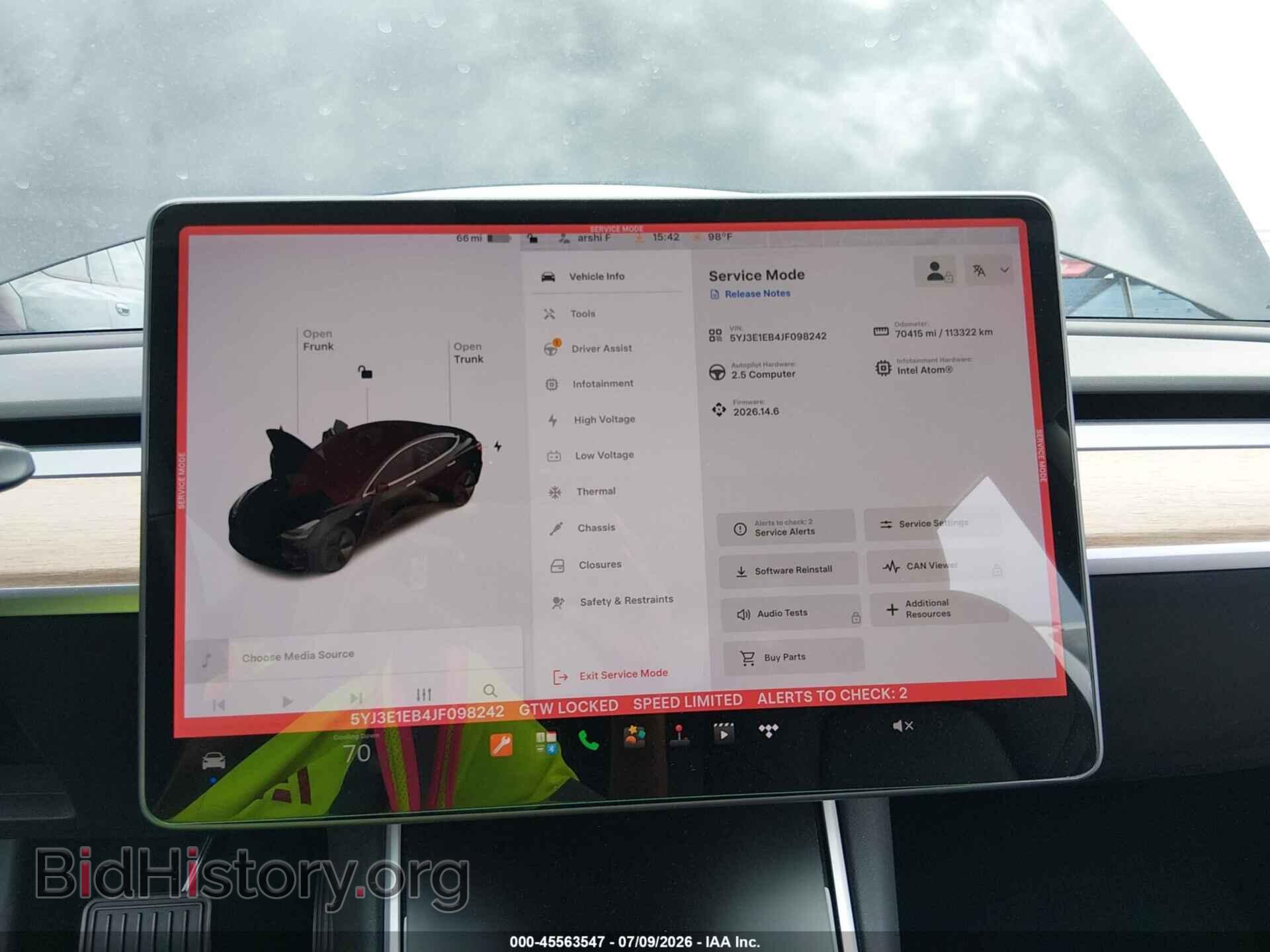 2018 TESLA MODEL 3 - VIN: 5YJ3E1EB4JF098242 - Фото 7
