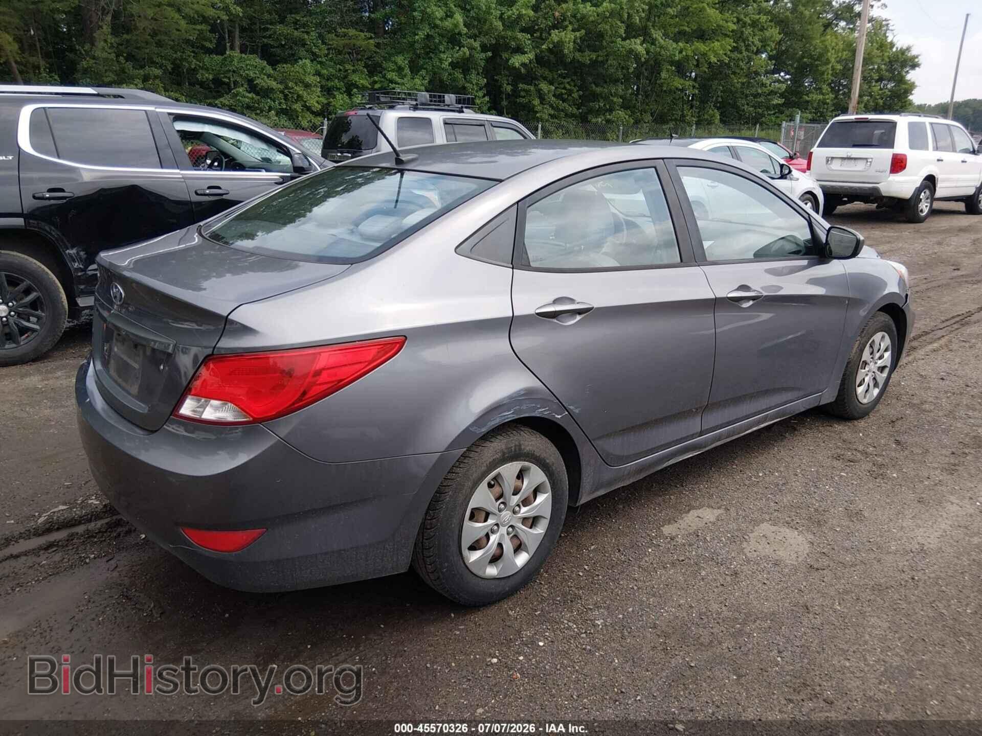 2015 HYUNDAI ACCENT - VIN: KMHCT4AE4FU792382 - Фото 4