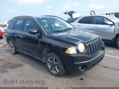 2008 Jeep COMPASS Sport, black — VIN 1J8FT47028D767182, IAAI