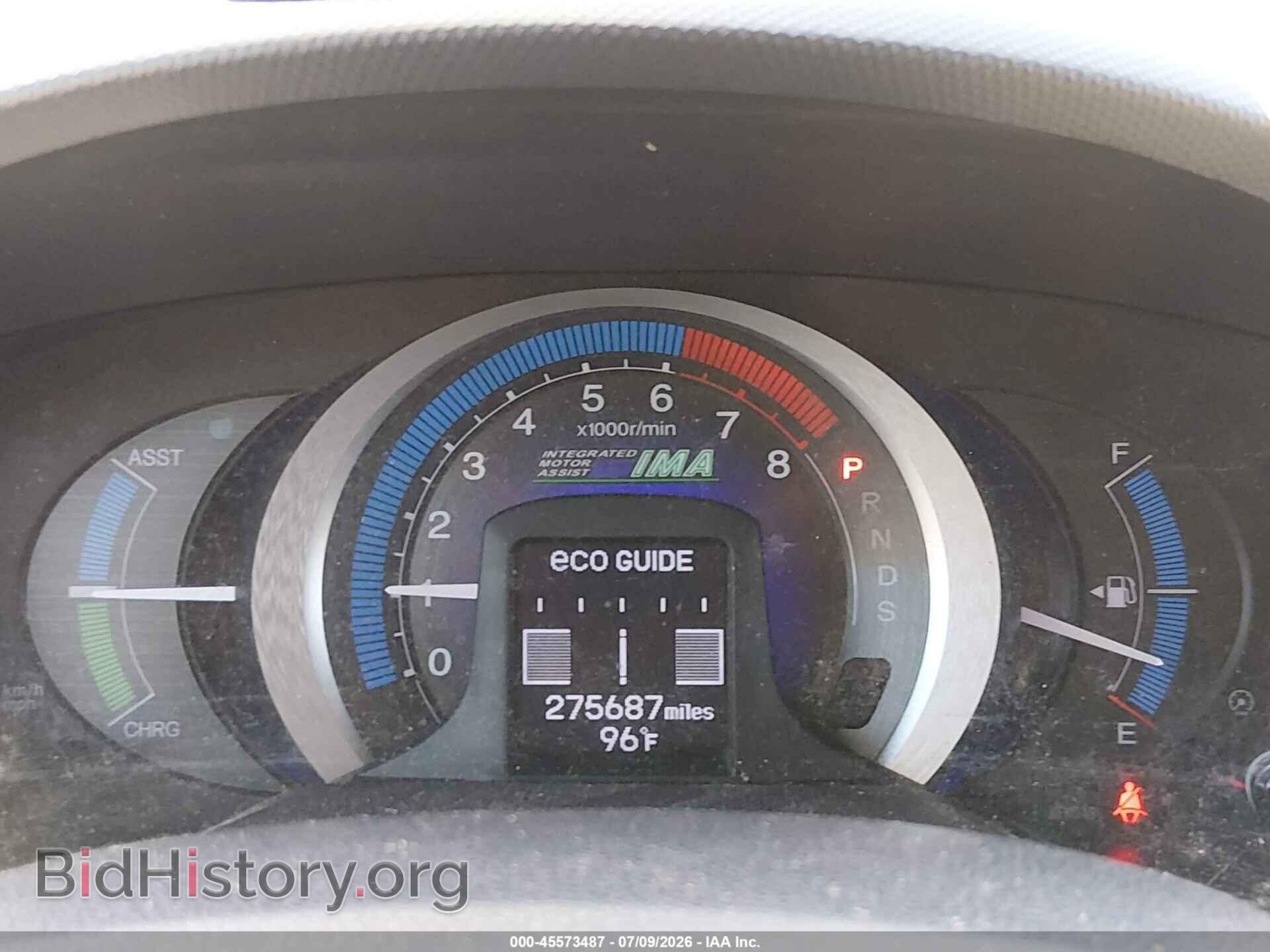2010 HONDA INSIGHT - VIN: JHMZE2H76AS041436 - Фото 7