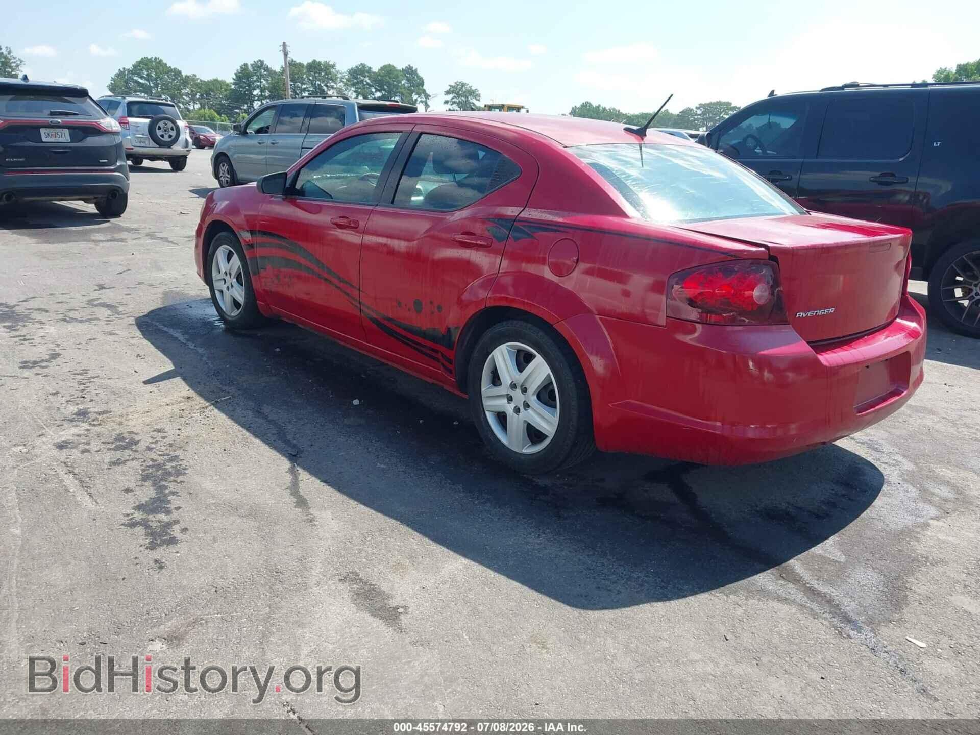 2014 DODGE AVENGER - VIN: 1C3CDZAB2EN110357 - Фото 3