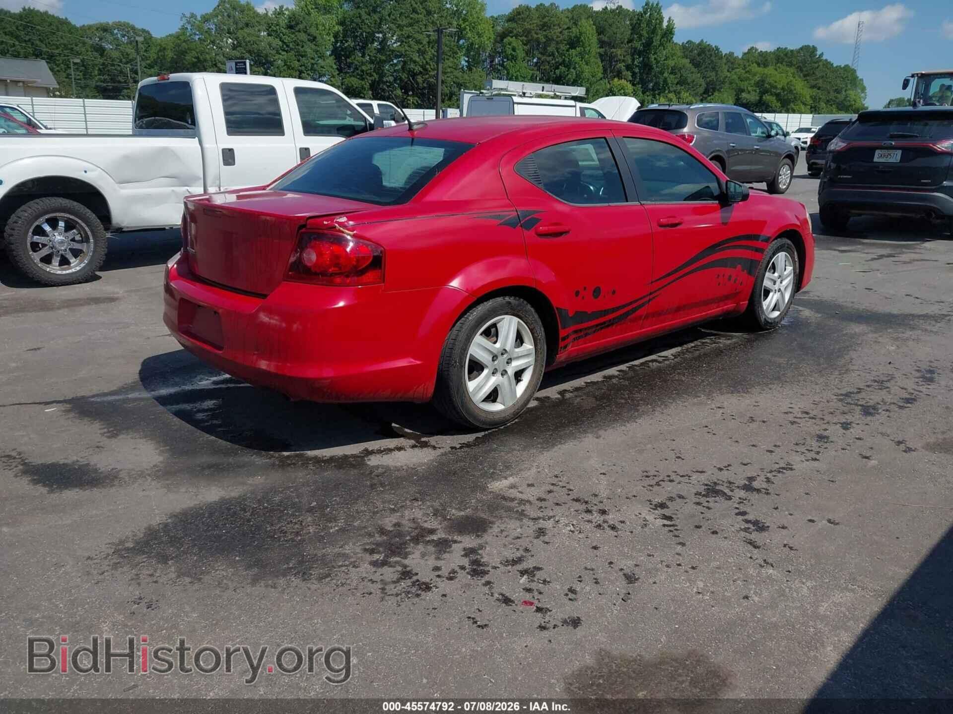 2014 DODGE AVENGER - VIN: 1C3CDZAB2EN110357 - Фото 4