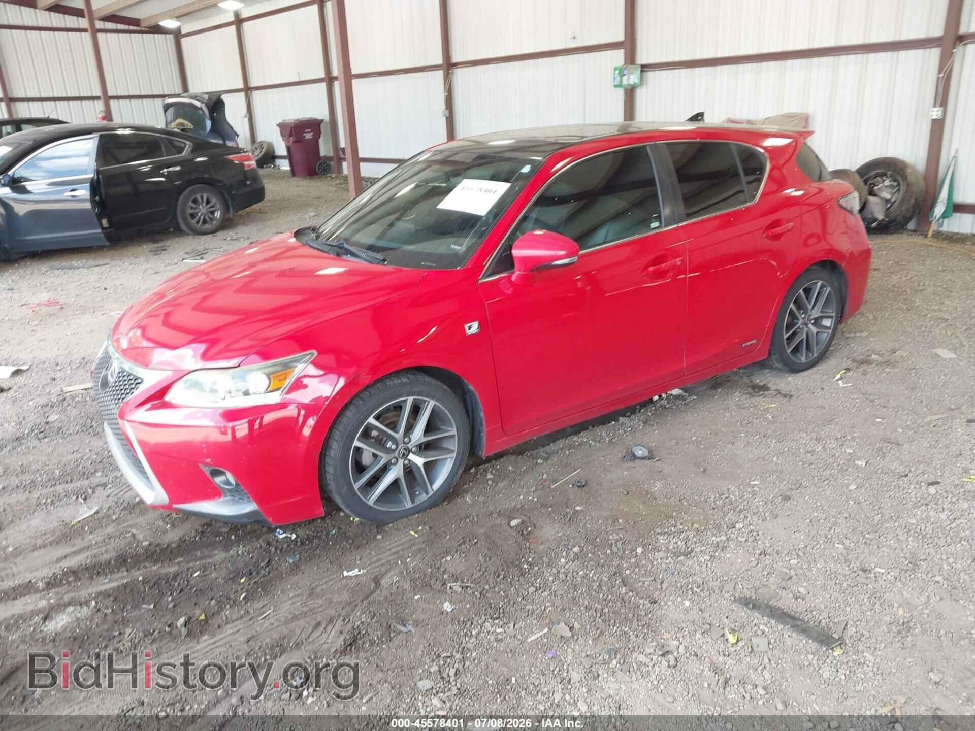 2014 LEXUS CT 200H - VIN: JTHKD5BH5E2193222 - Photo 2
