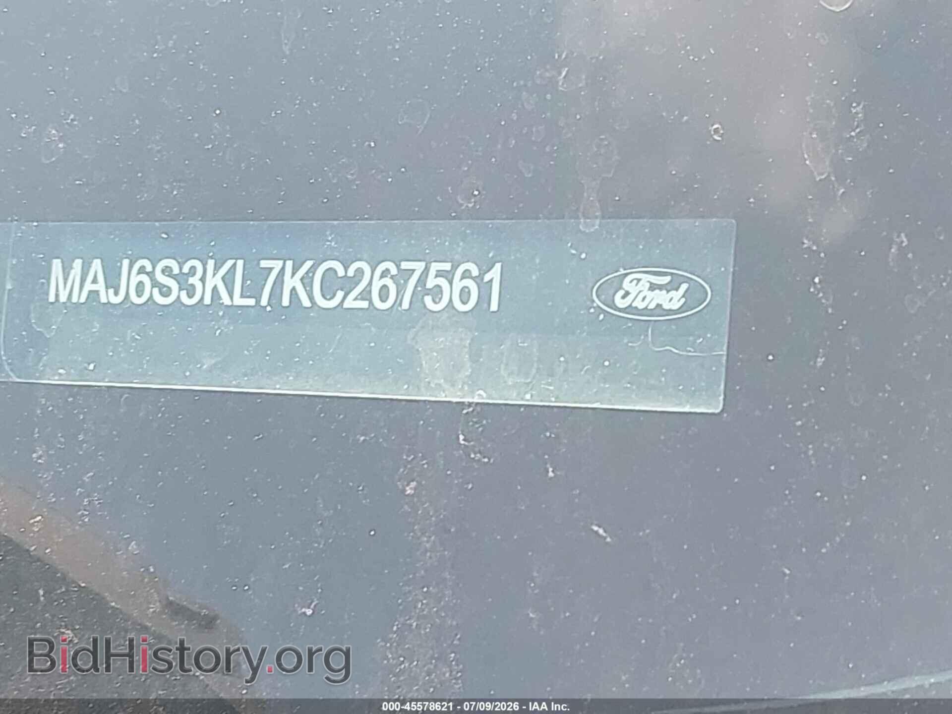 2019 FORD ECOSPORT - VIN: MAJ6S3KL7KC267561 - Фото 9