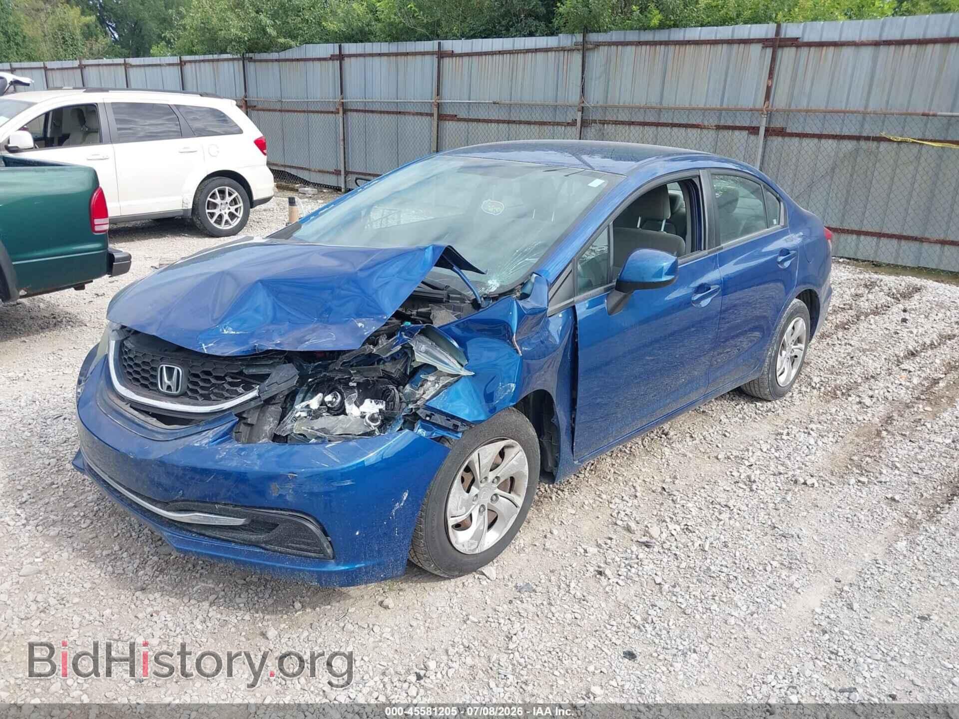 2013 HONDA CIVIC - VIN: 19XFB2F57DE088304 - Фото 2