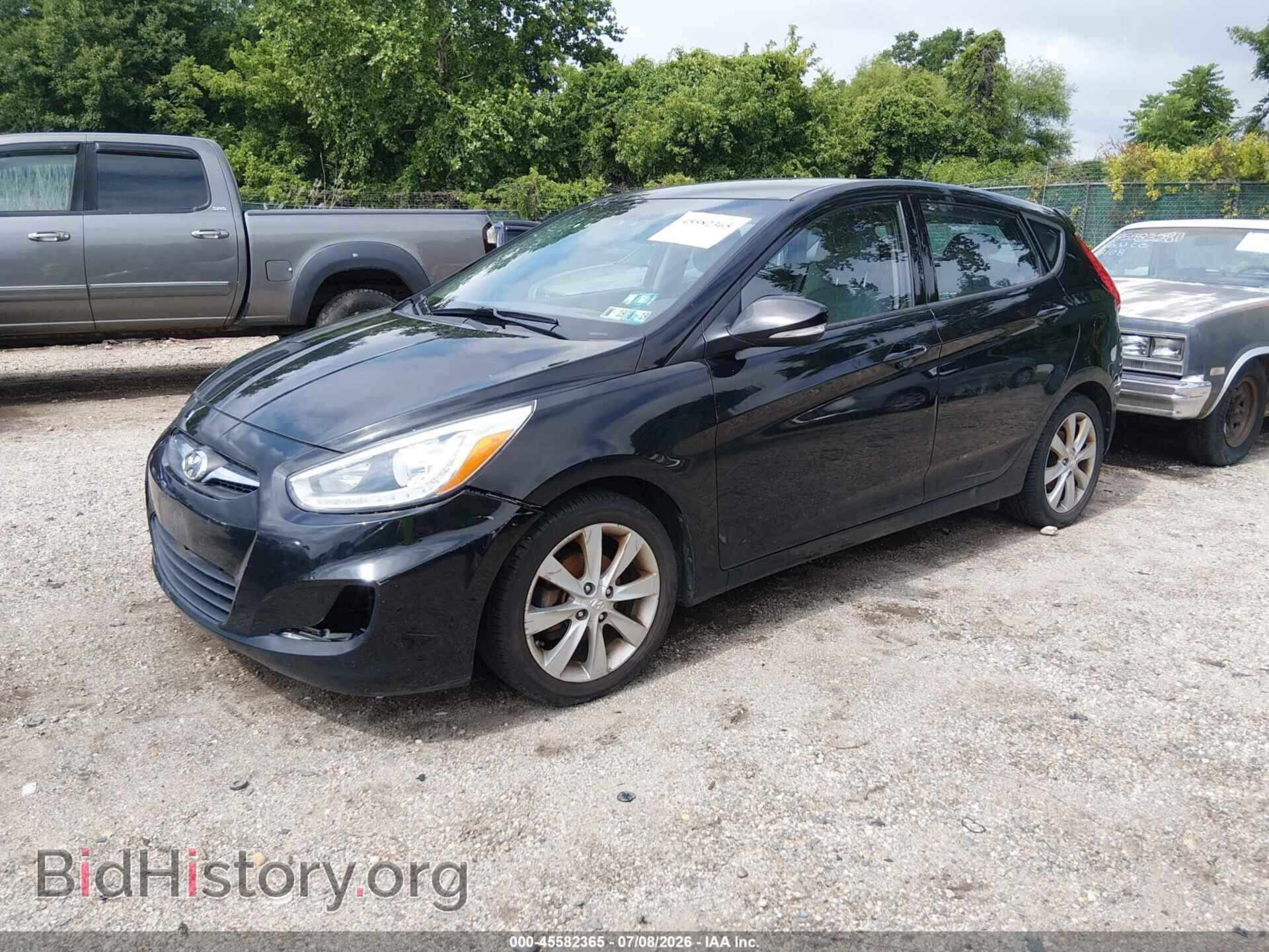 2014 HYUNDAI ACCENT - VIN: KMHCU5AE6EU155768 - Photo 2
