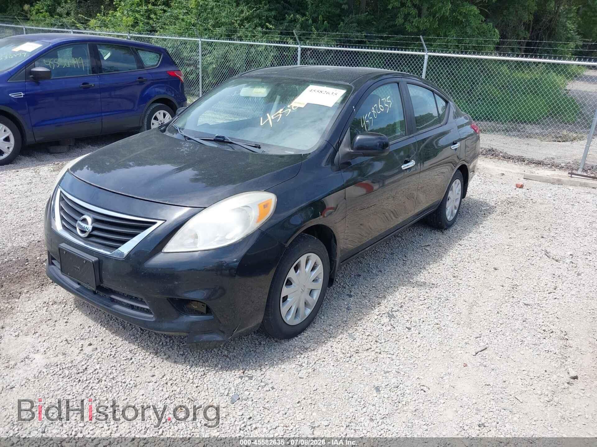 2012 NISSAN VERSA - VIN: 3N1CN7AP1CL886701 - Фото 2