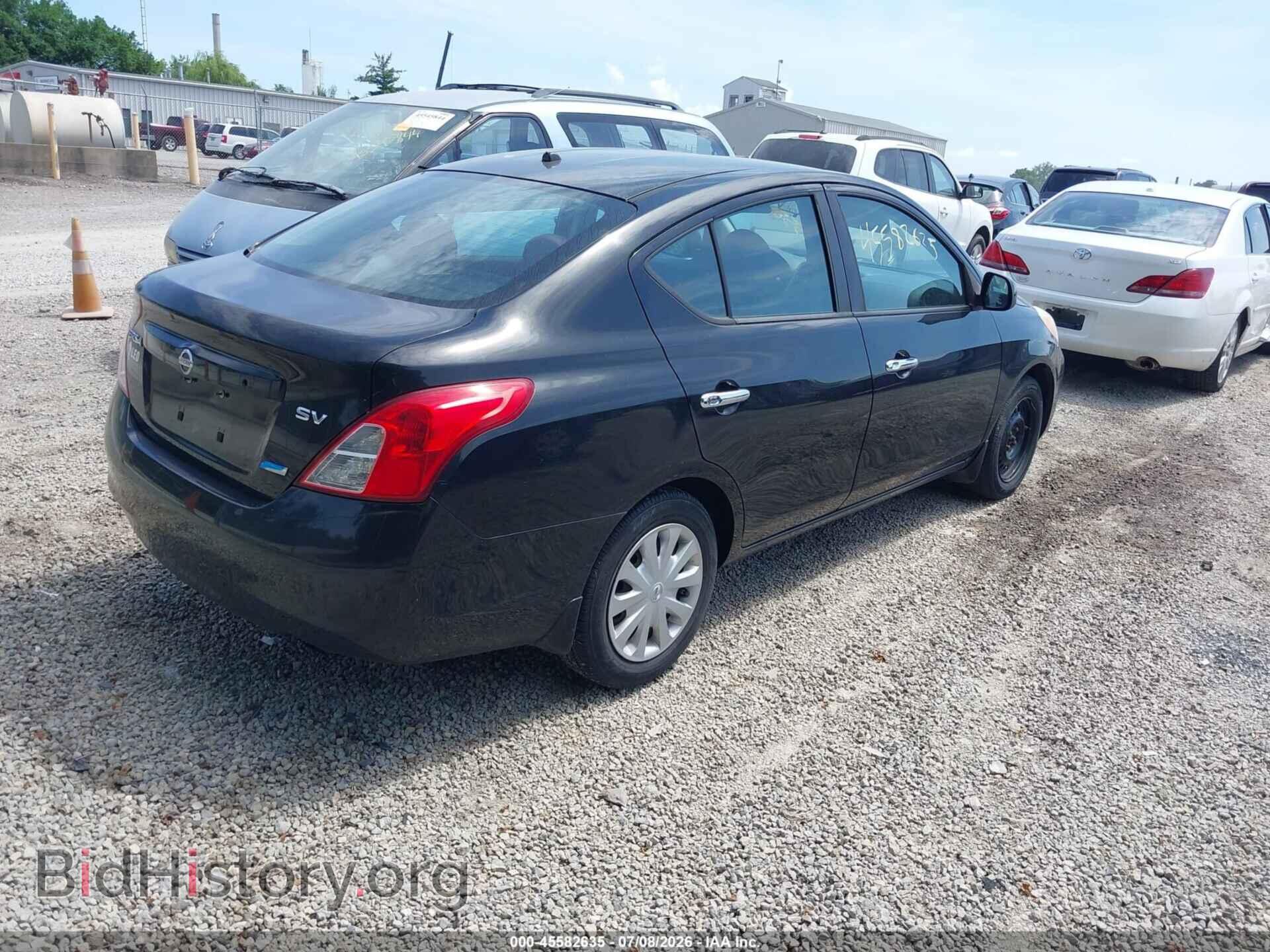 2012 NISSAN VERSA - VIN: 3N1CN7AP1CL886701 - Фото 4